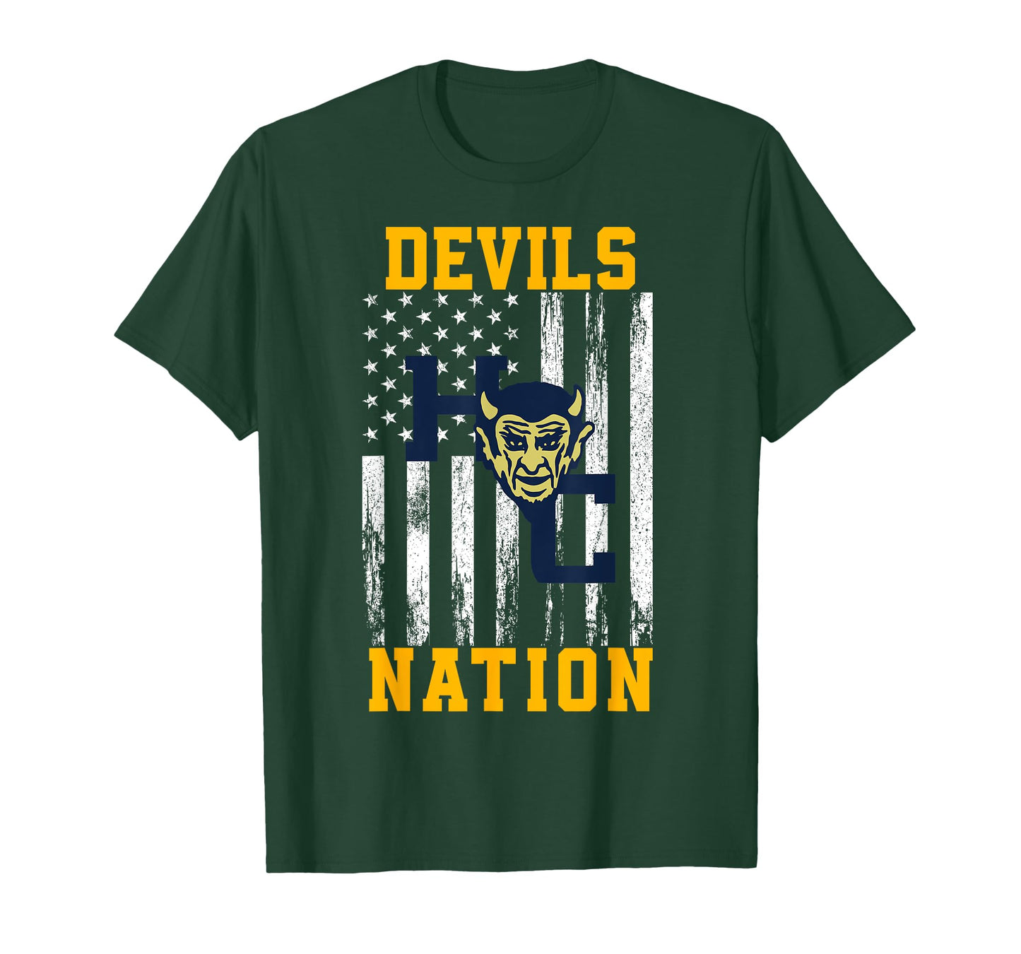 Holmes County Devils Logo Nation HS T-Shirt