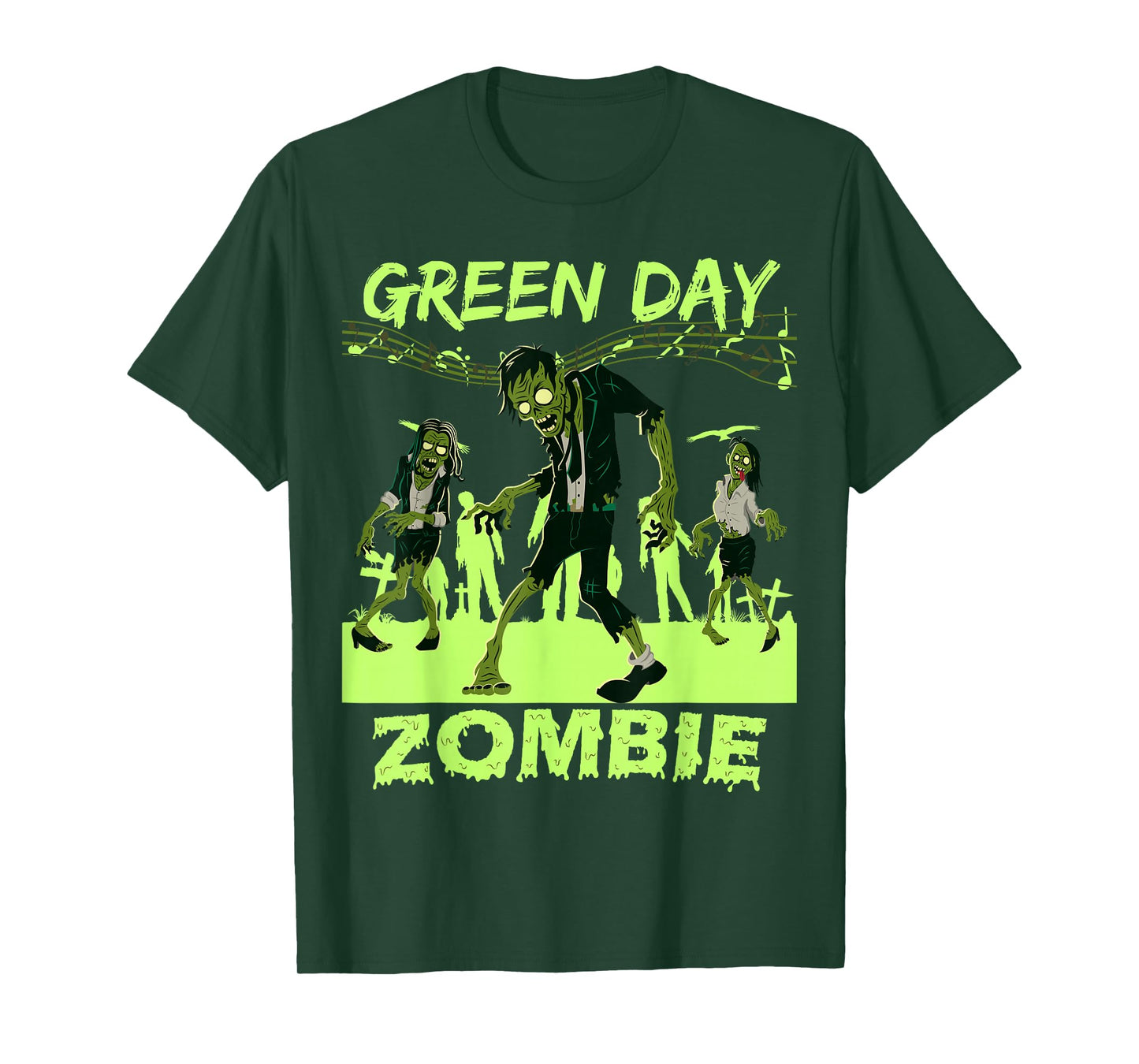 Funny Green Day Billie Joe Zombie T-Shirt