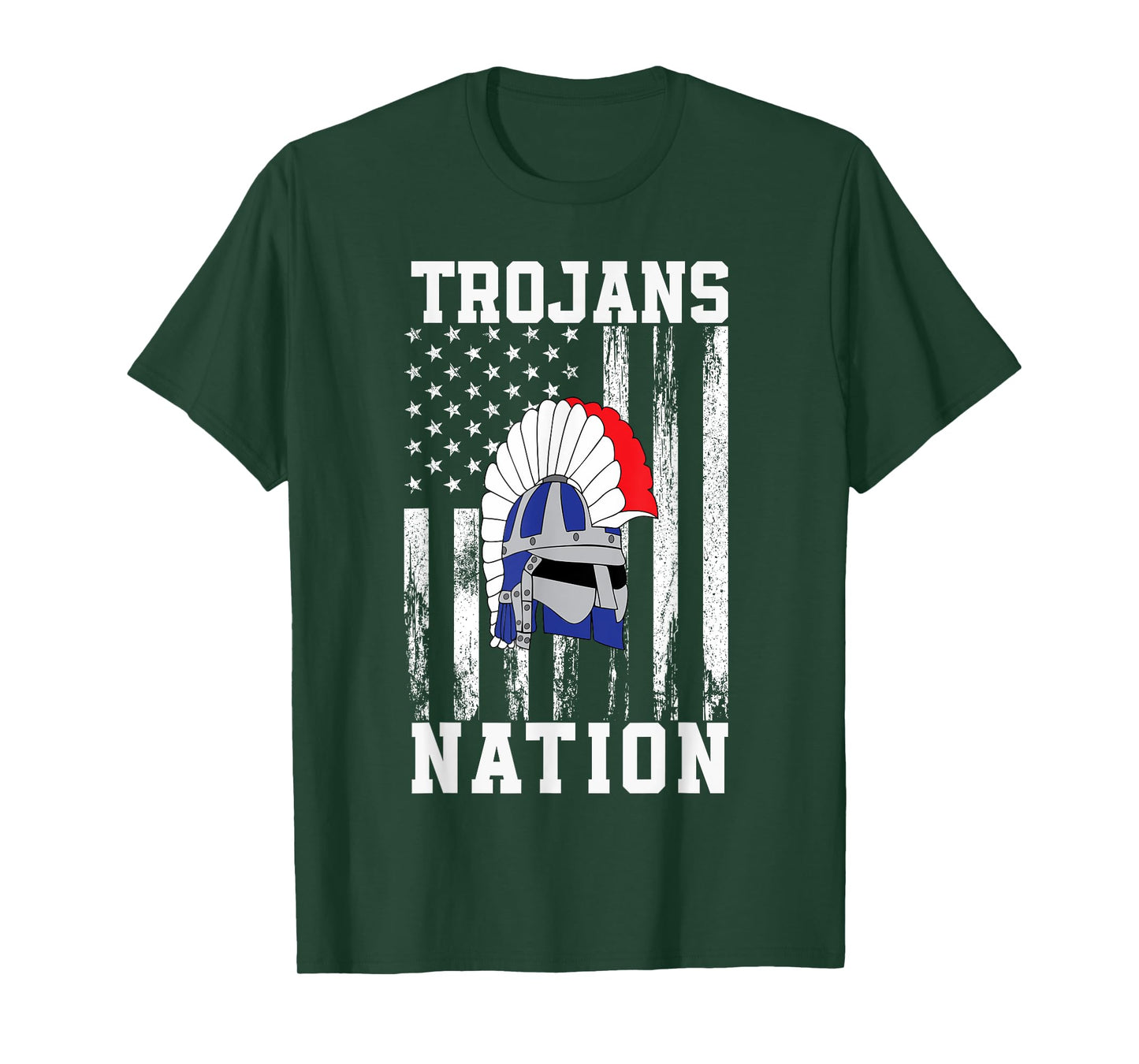 Fountain Fort Carson Trojans Logo Nation HS T-Shirt