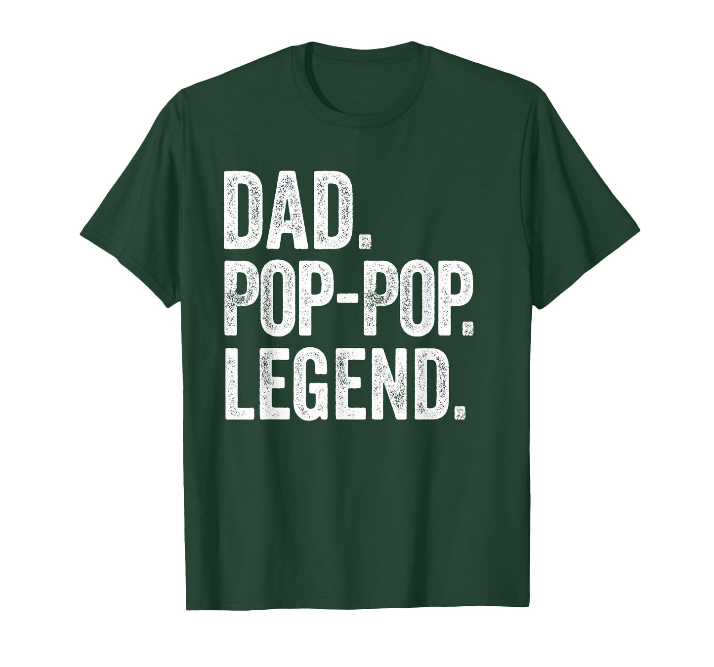 Dad Pop-Pop Legend - Vintage Distressed Bold Pop-Pop Graphic T-Shirt
