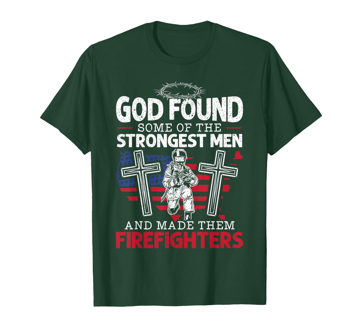 Christian Firefighter Fire Department Fire Service T-Shirt