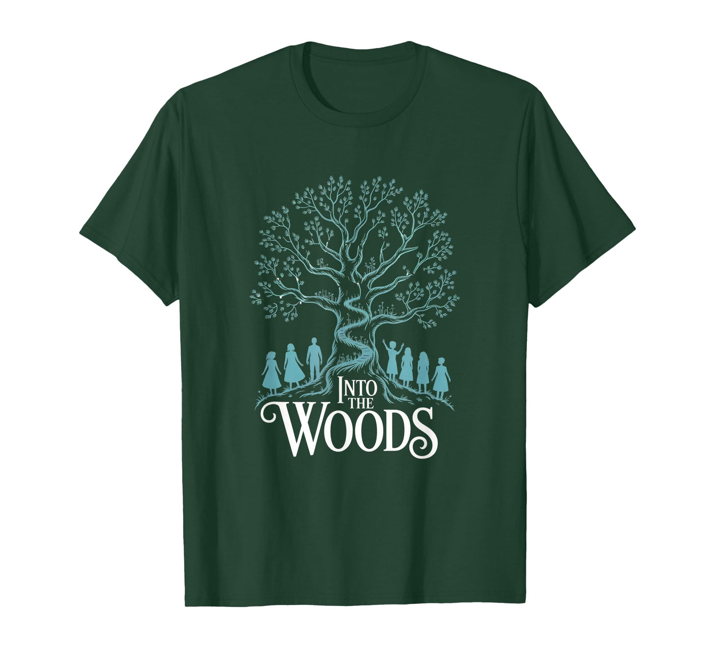 Into The Woods Retro Musical Theater Broadway Theatre T-Shirt