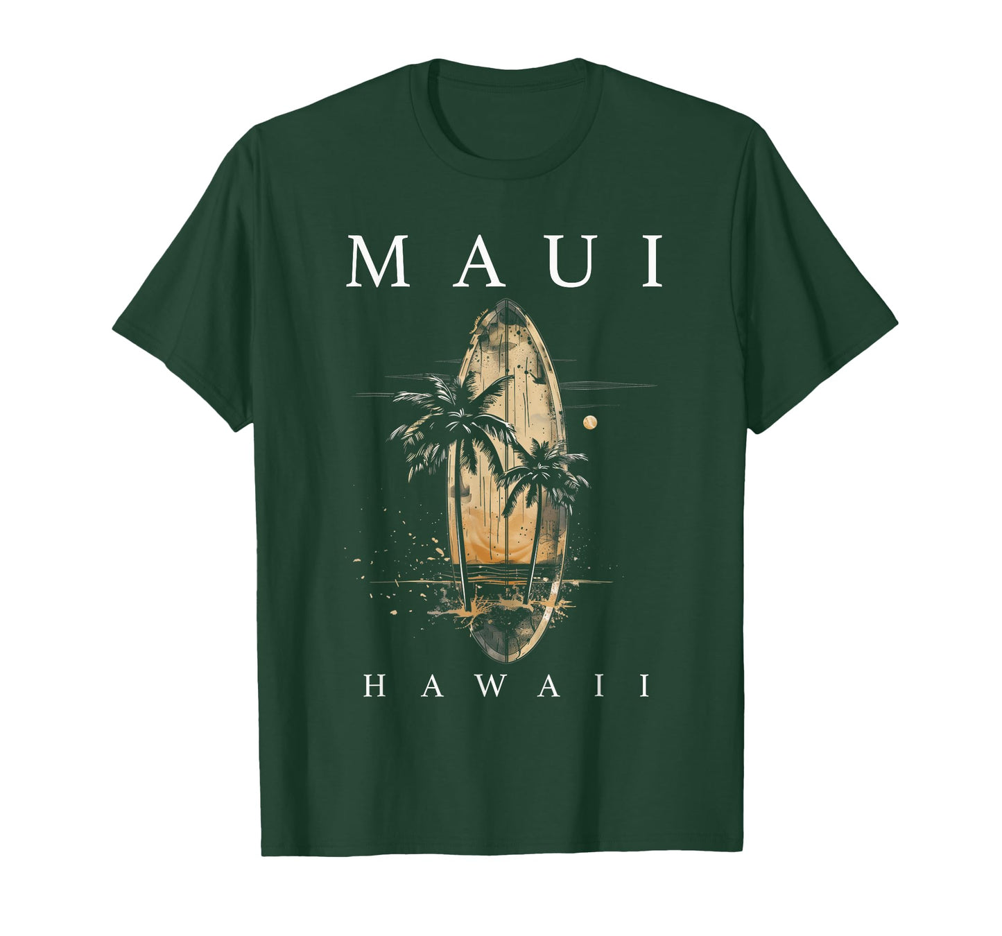 Maui Hawaii Surf Hawaiian Vintage Surfing Surfer T-Shirt