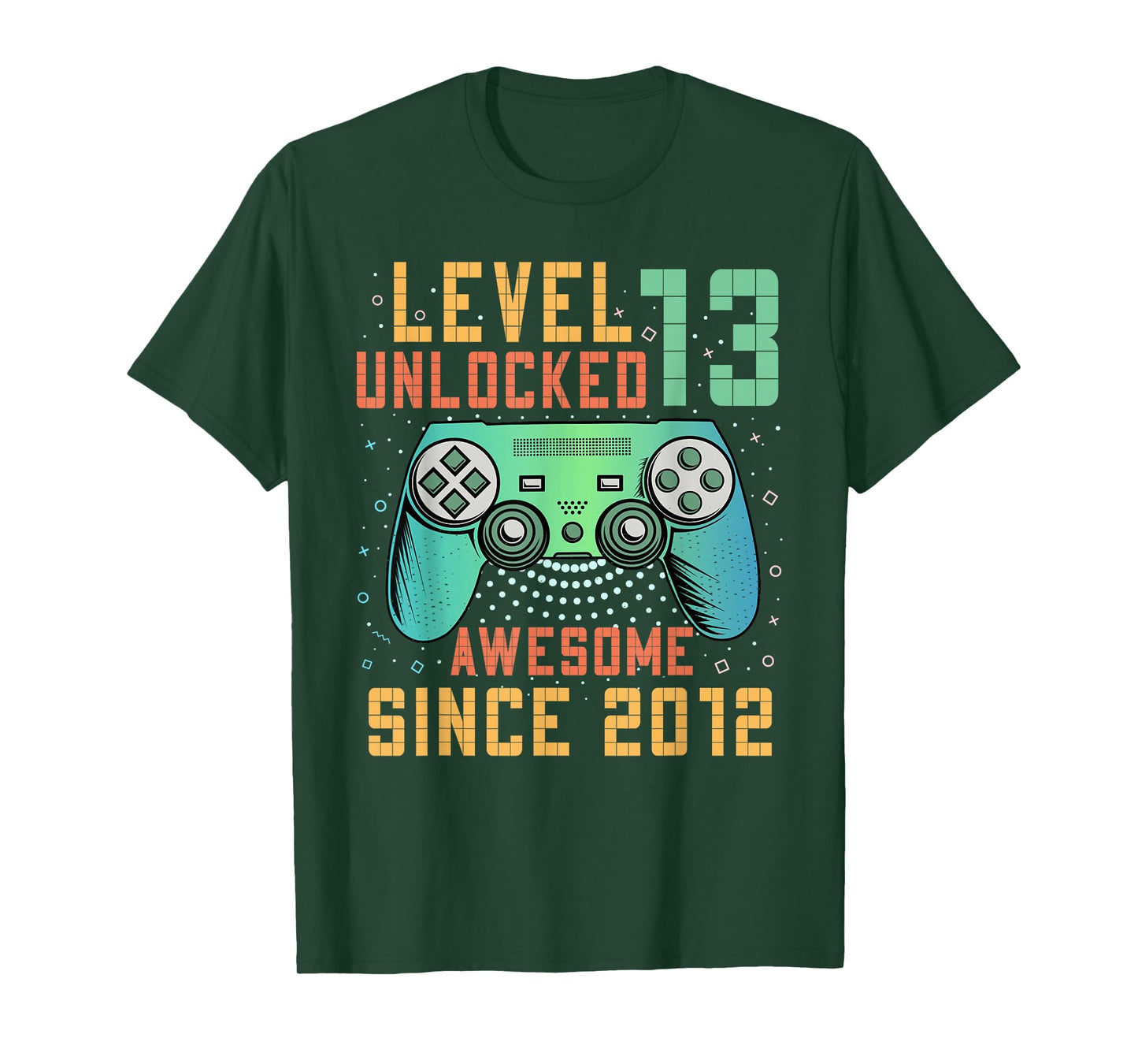 Level 13 Unlocked 13th Birthday 13 Year Old Boy Gifts Gaming T-Shirt