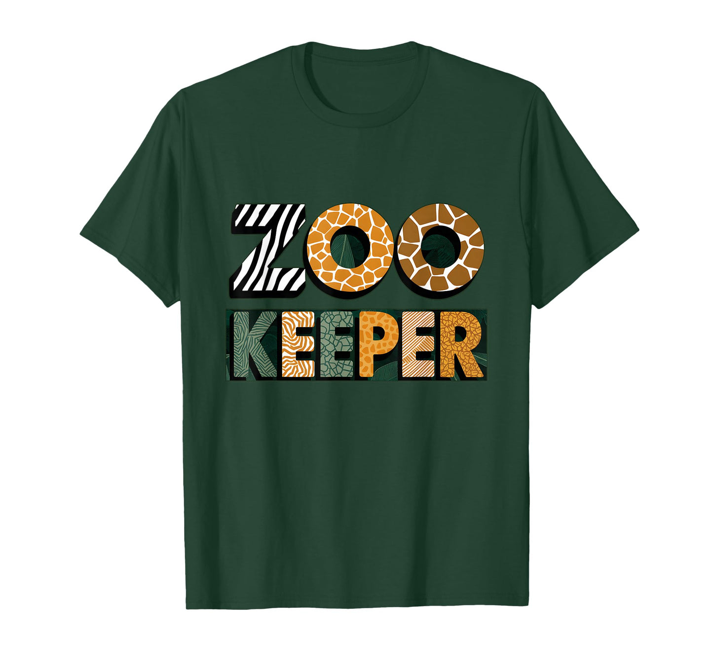 Zoo Keeper Costume Adult Halloween Party Safari Zookeeper T-Shirt
