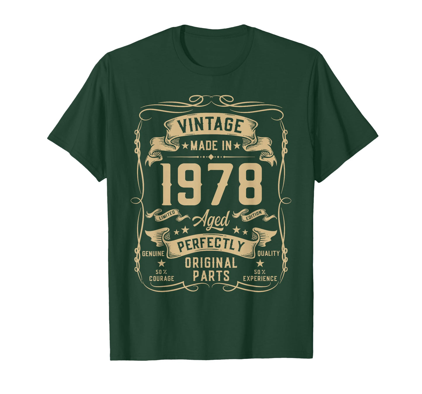 Vintage 1978 47yr 47th Birthday Gifts for Men 47 Years Old T-Shirt