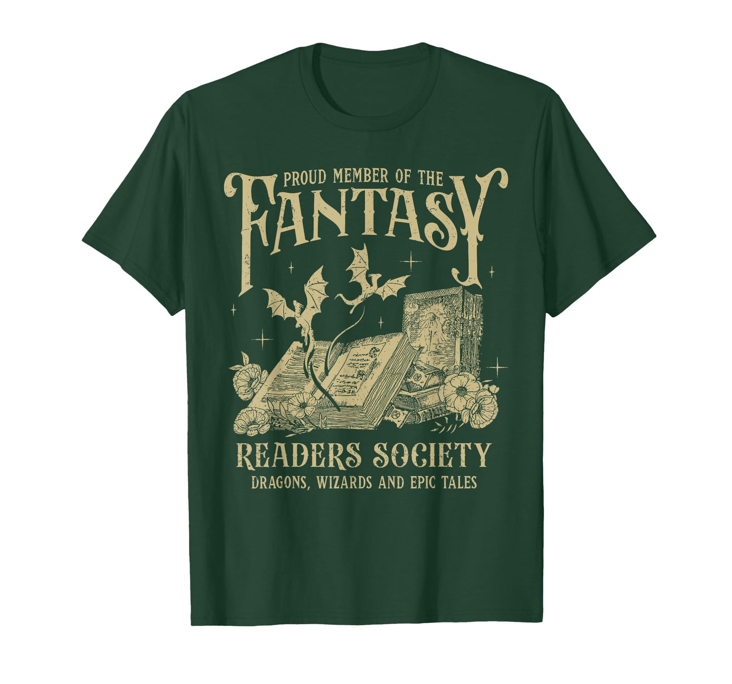 Fantasy Romance Proud Member Of The Fantasy Readers Society T-Shirt
