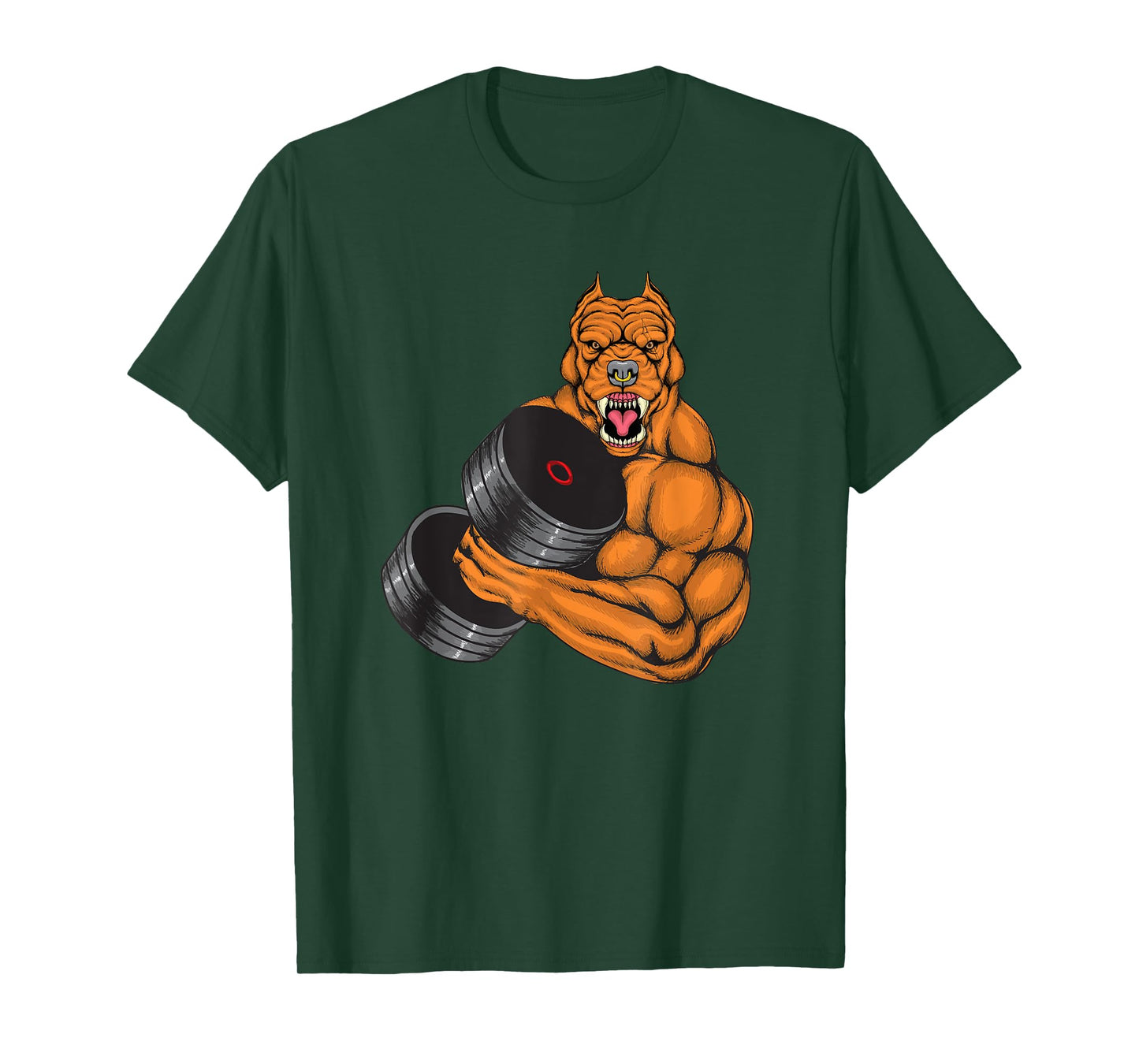 Pit Bull Gym Fitness - Weightlifting Deadlift Bodybuilding T-Shirt