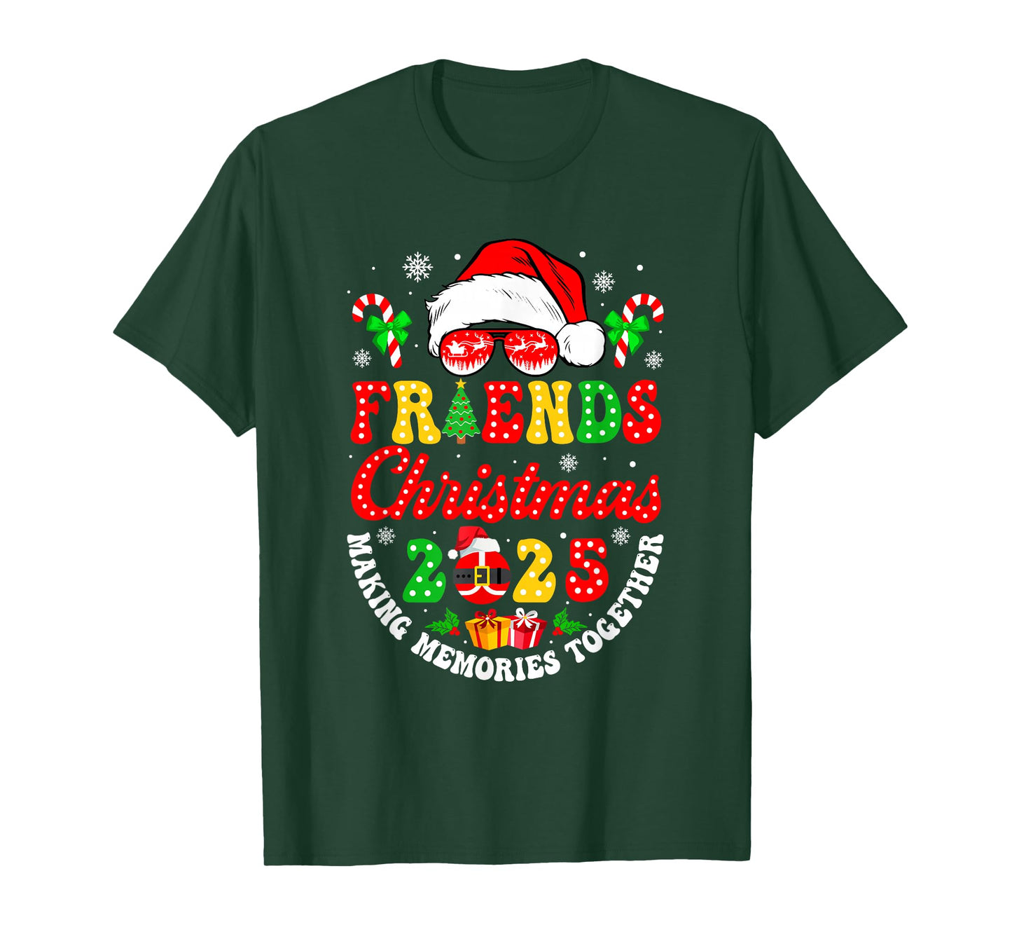 Friends Christmas 2025 Christmas Squad Xmas Matching Group T-Shirt
