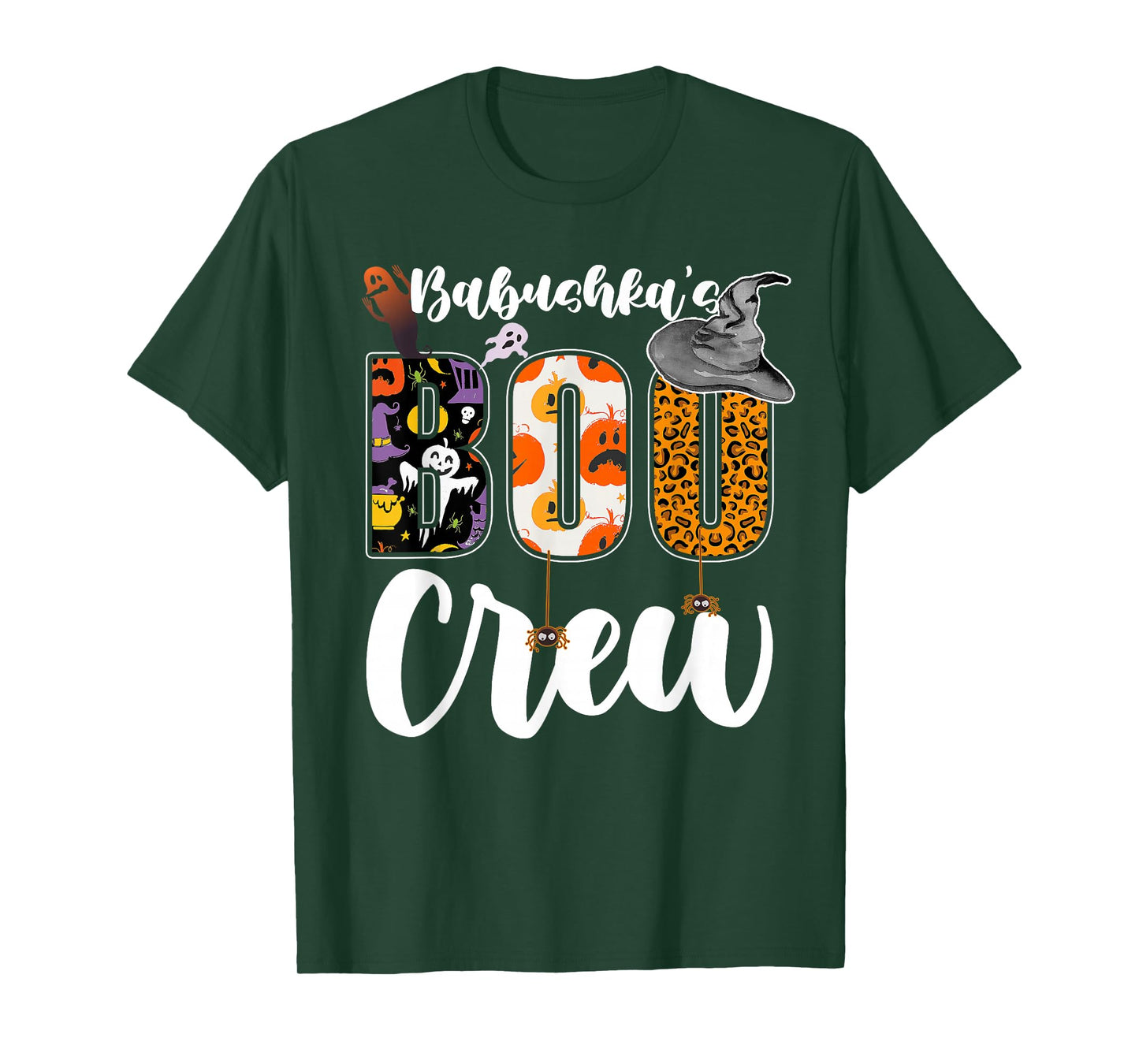 Babushka's Boo Crew Halloween Grandma Grandkids Matching T-Shirt