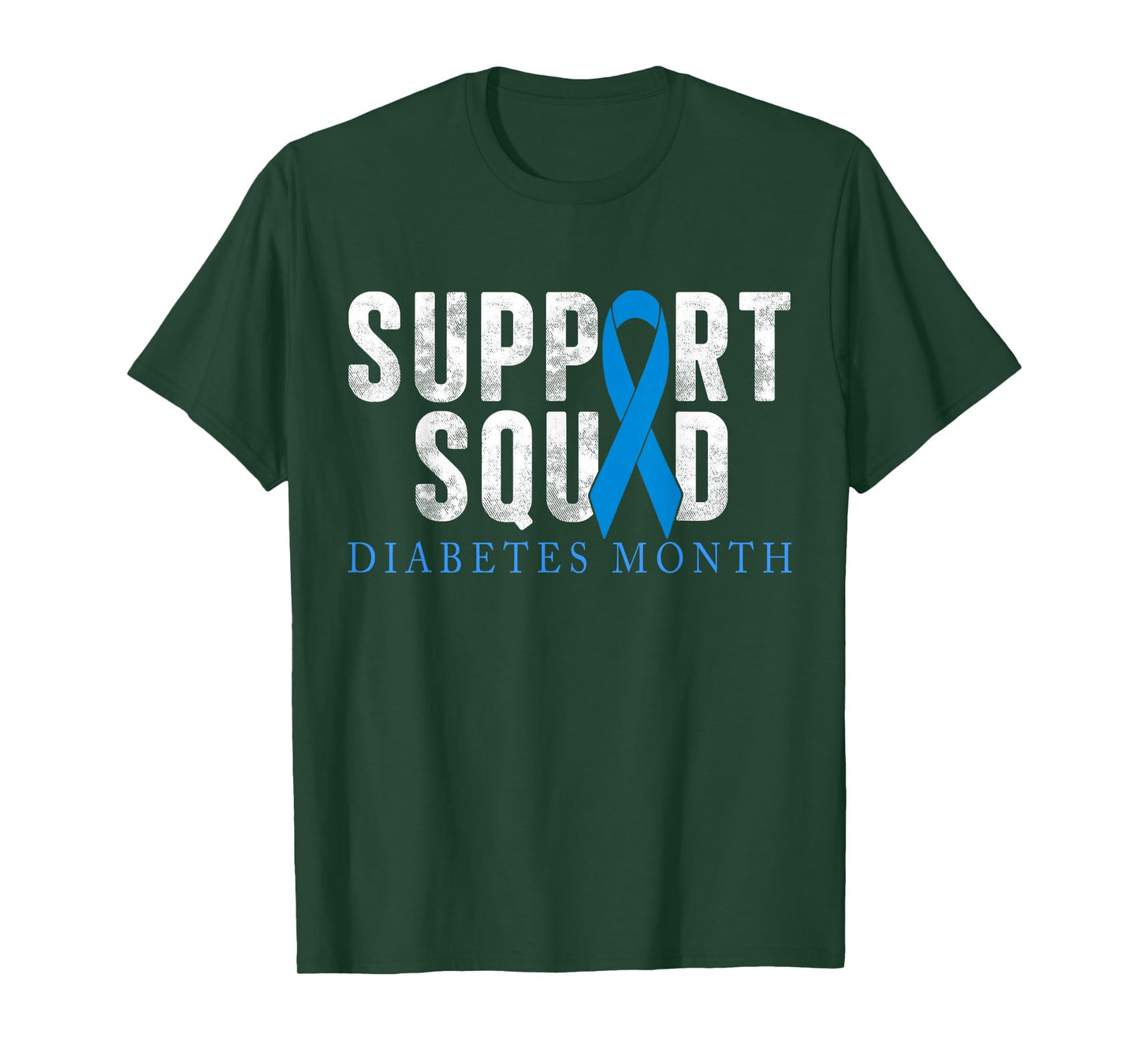 Support Squad Diabetes Awareness T1D Type 1 Men Women Kid T-Shirt