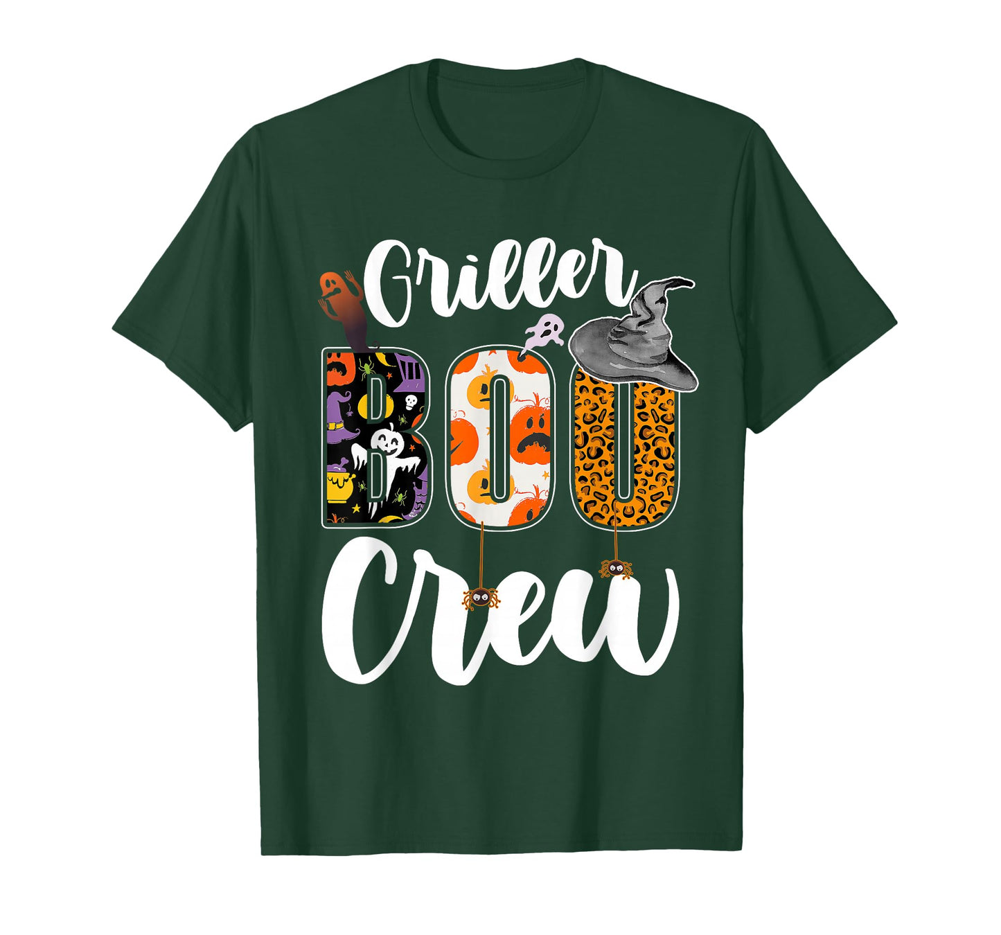 Griller Boo Crew Halloween Match Grill Chef T-Shirt