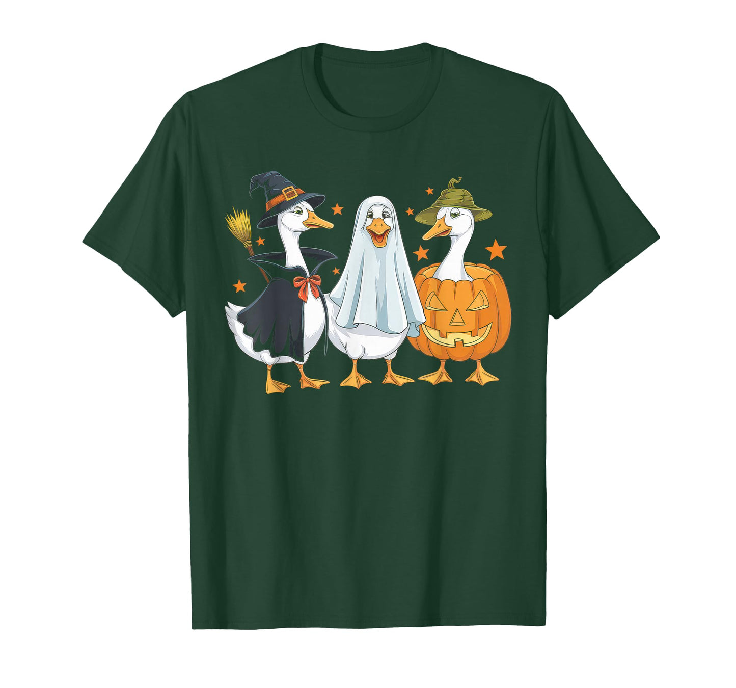 Halloween Tshirt Women Men Skeleton Witch Monster Party T-Shirt