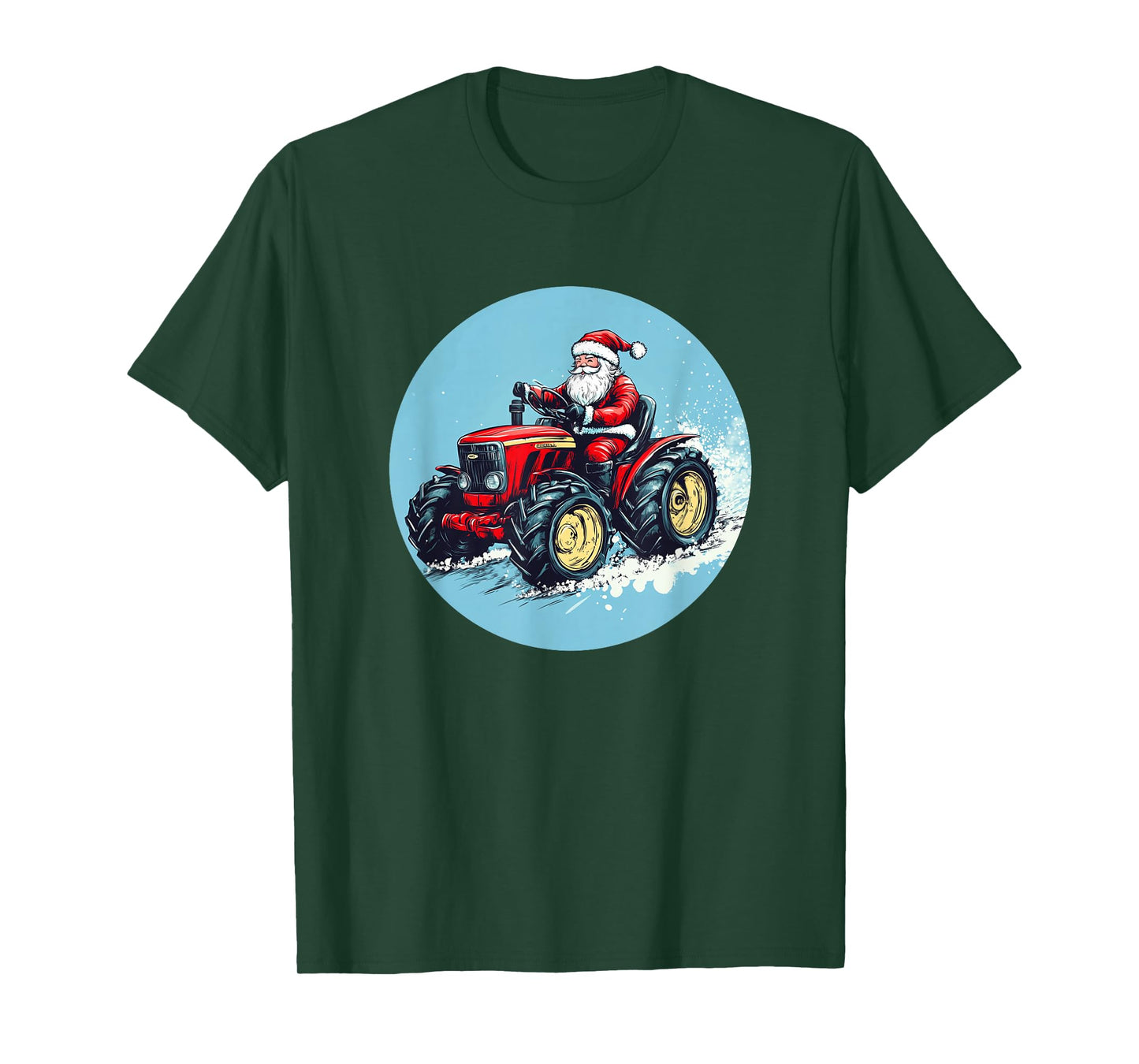 Farmer Santa Claus Plows into Christmas Fun for Season T-Shirt