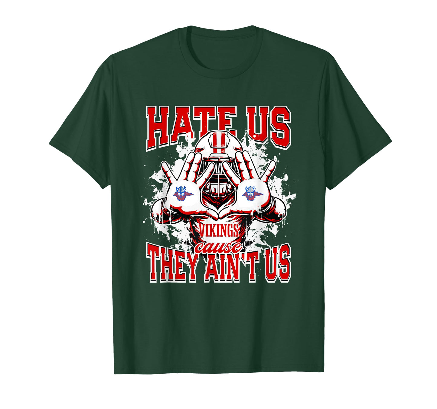 Warren Central Vikings Logo Hate Us Cause They Ain't HS T-Shirt