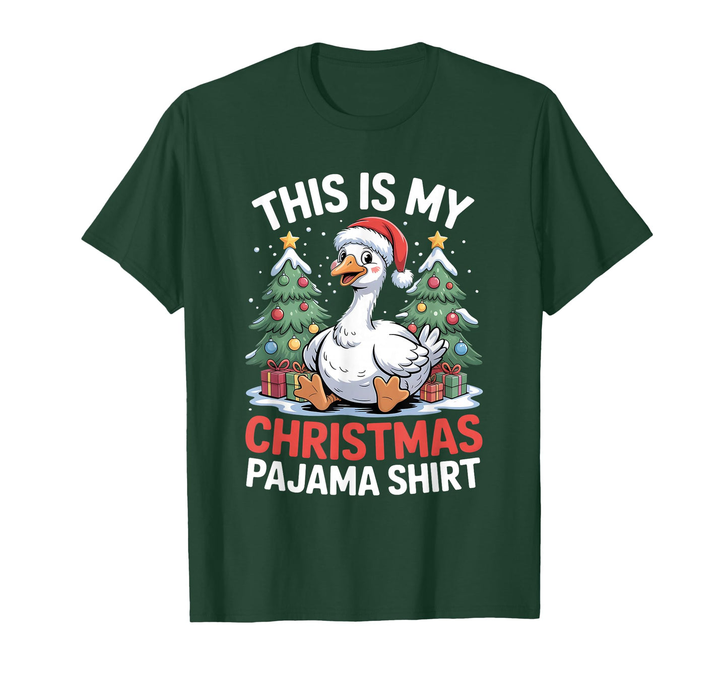 Goose This is My Christmas Pajama T-Shirt
