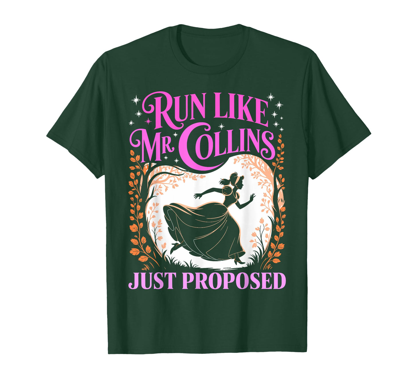 Run Like Mr Collins Just Proposed Vintage retro T-Shirt