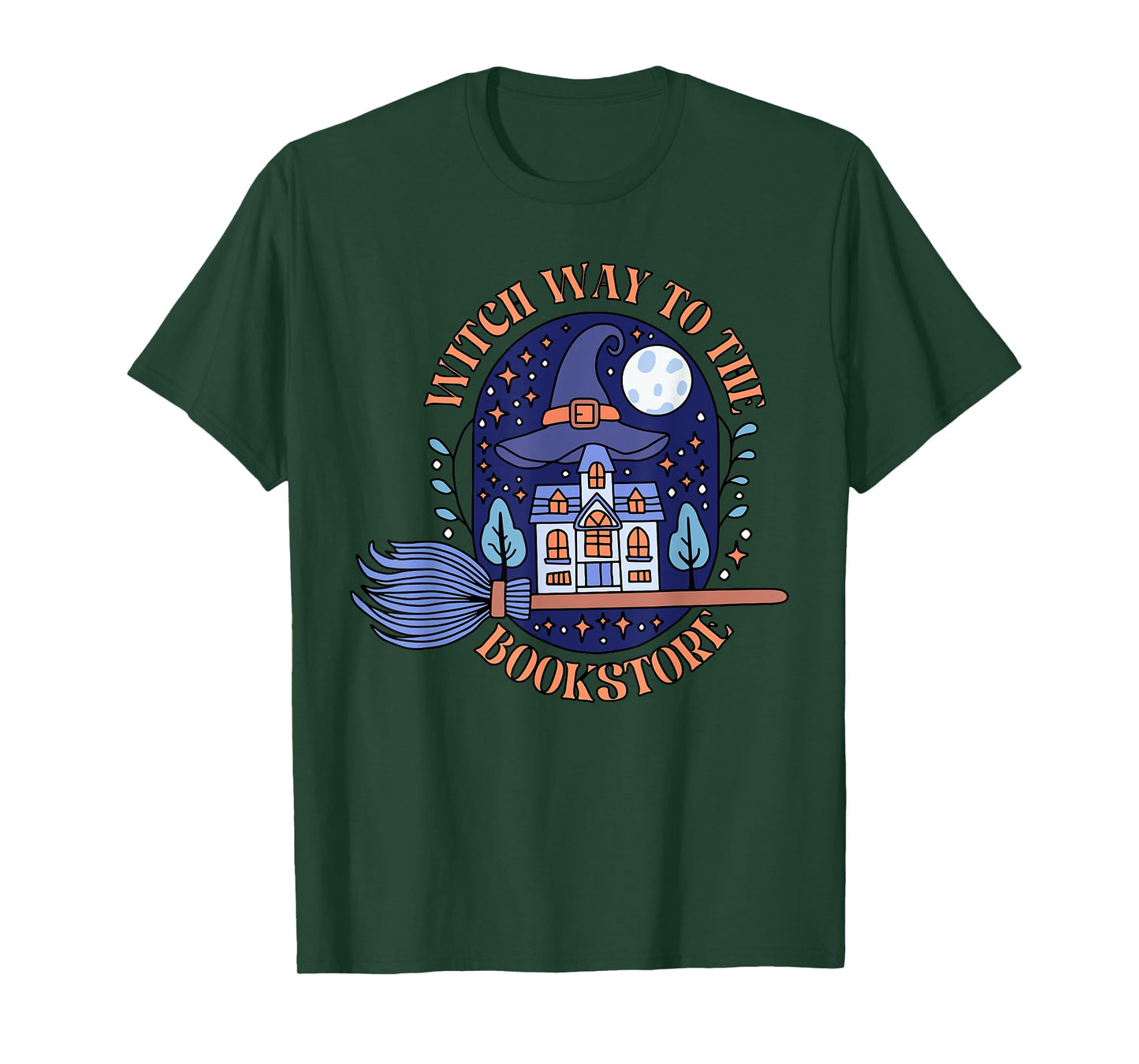 Witch Way, The Bookstore, Halloween Vibe T-Shirt