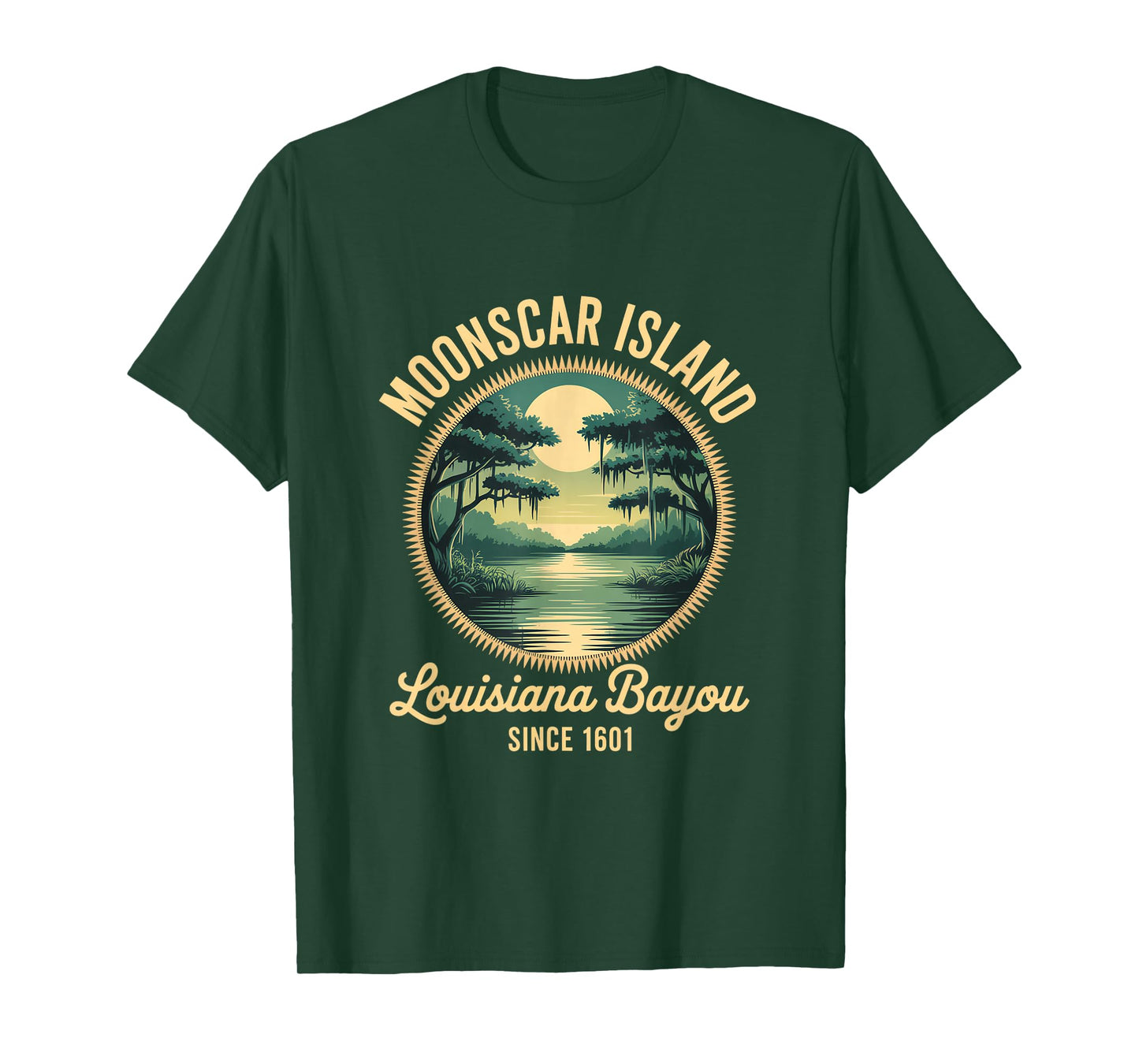 Moonscar Island Louisiana Bayou Seren 1601 T-Shirt