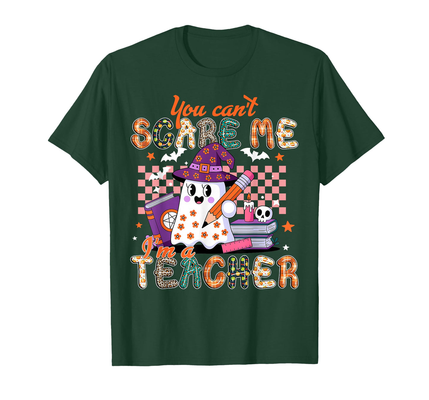 You Can't Scare Me I'm A SPED Teacher Crew Squad Halloween T-Shirt