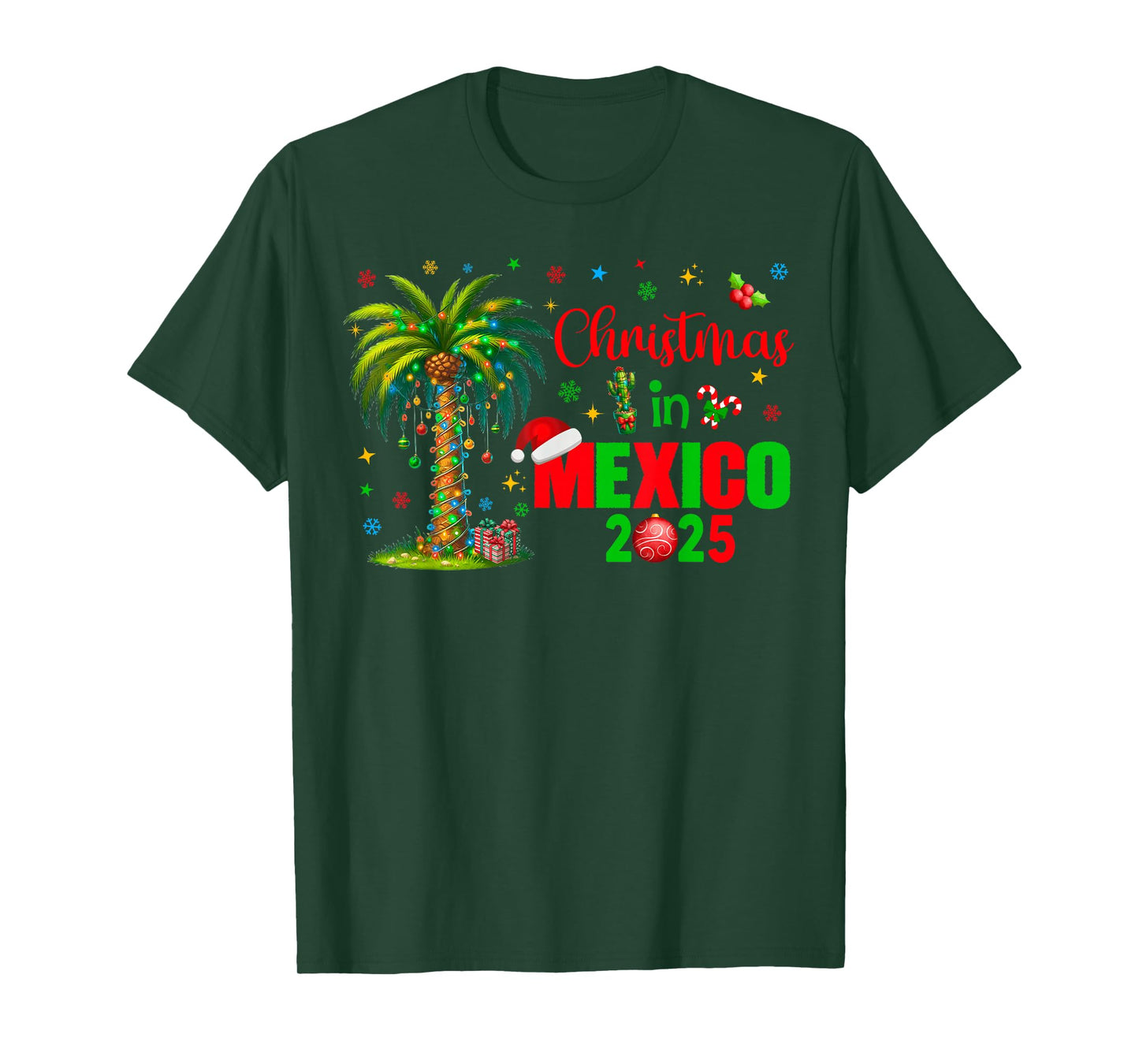 Mexico Cancun Cabo Christmas Trip Outfit T-Shirt
