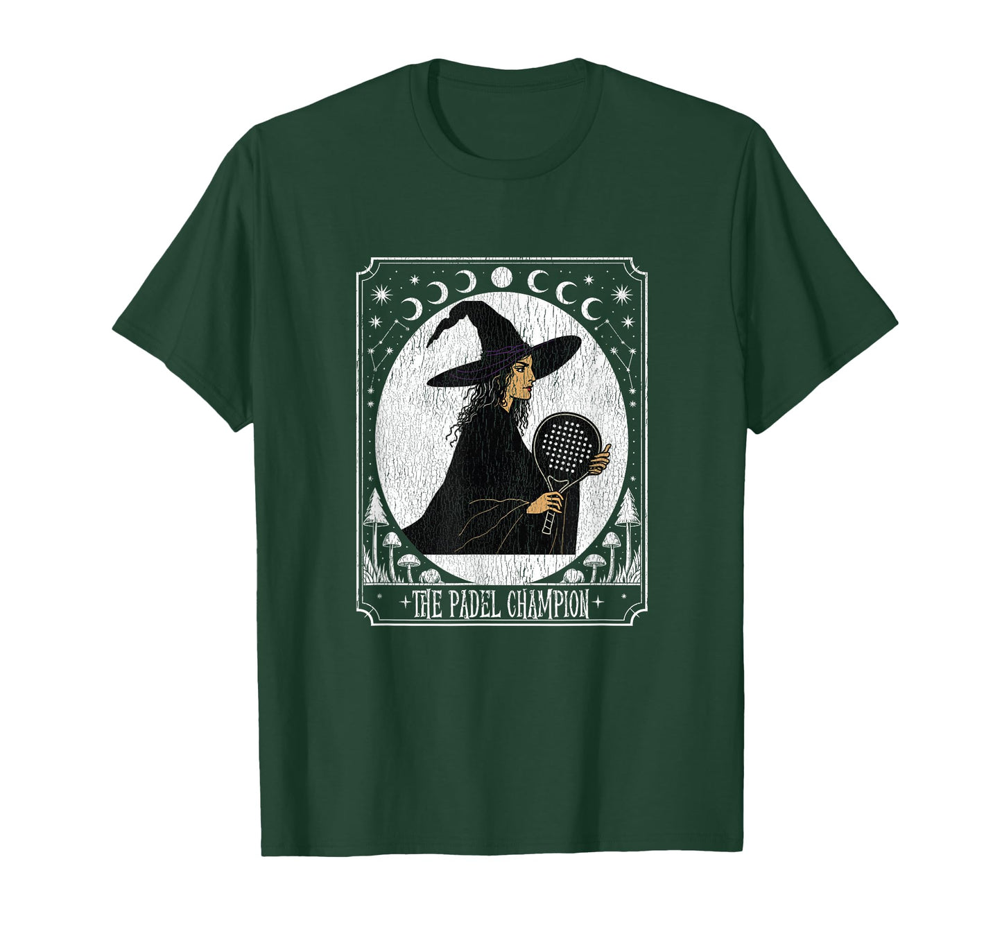Tarot Card The Padel Champion Halloween Costume Design T-Shirt
