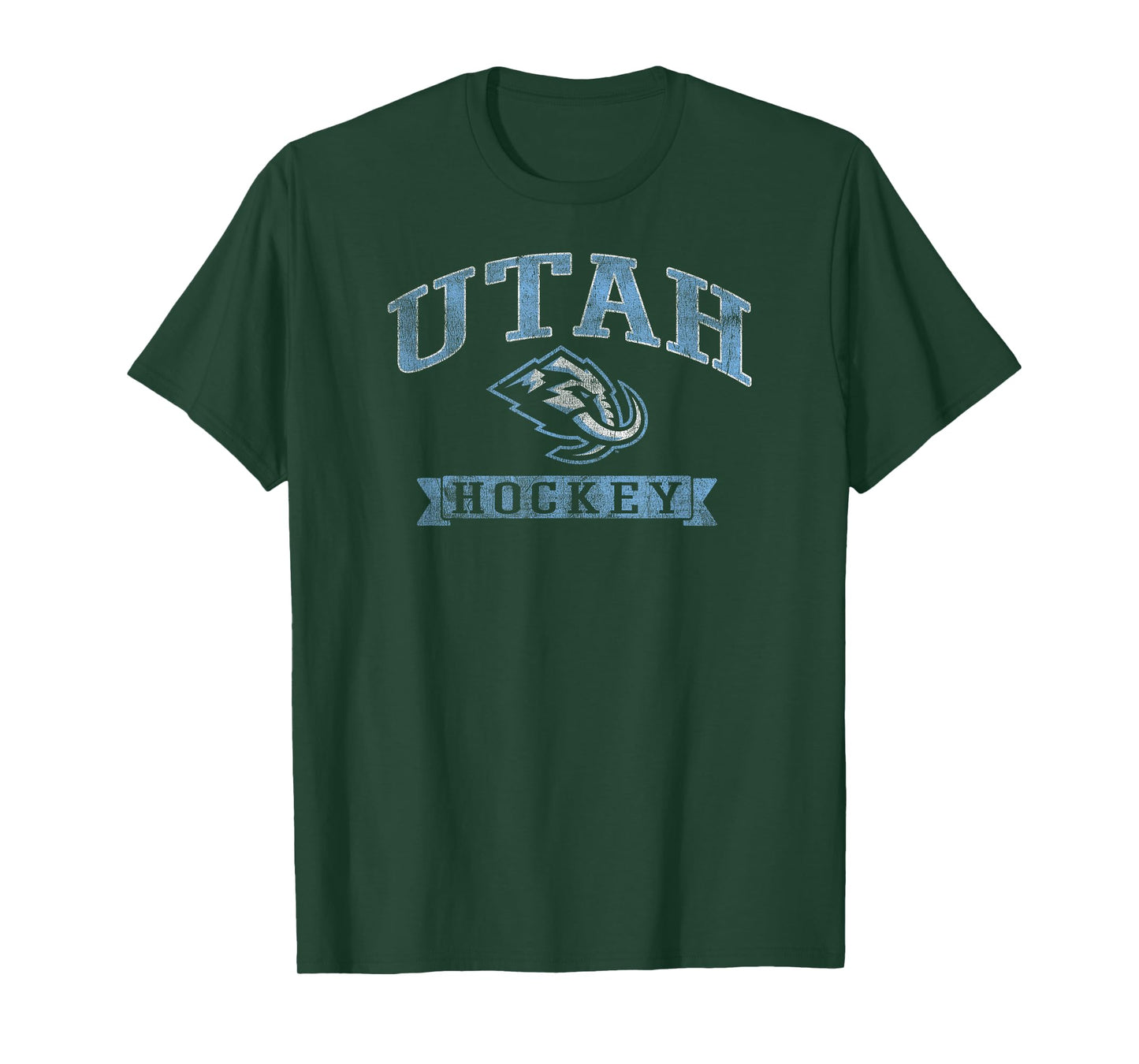 Utah Mammoth Vintage Hockey Black NHL Officially Licensed T-Shirt