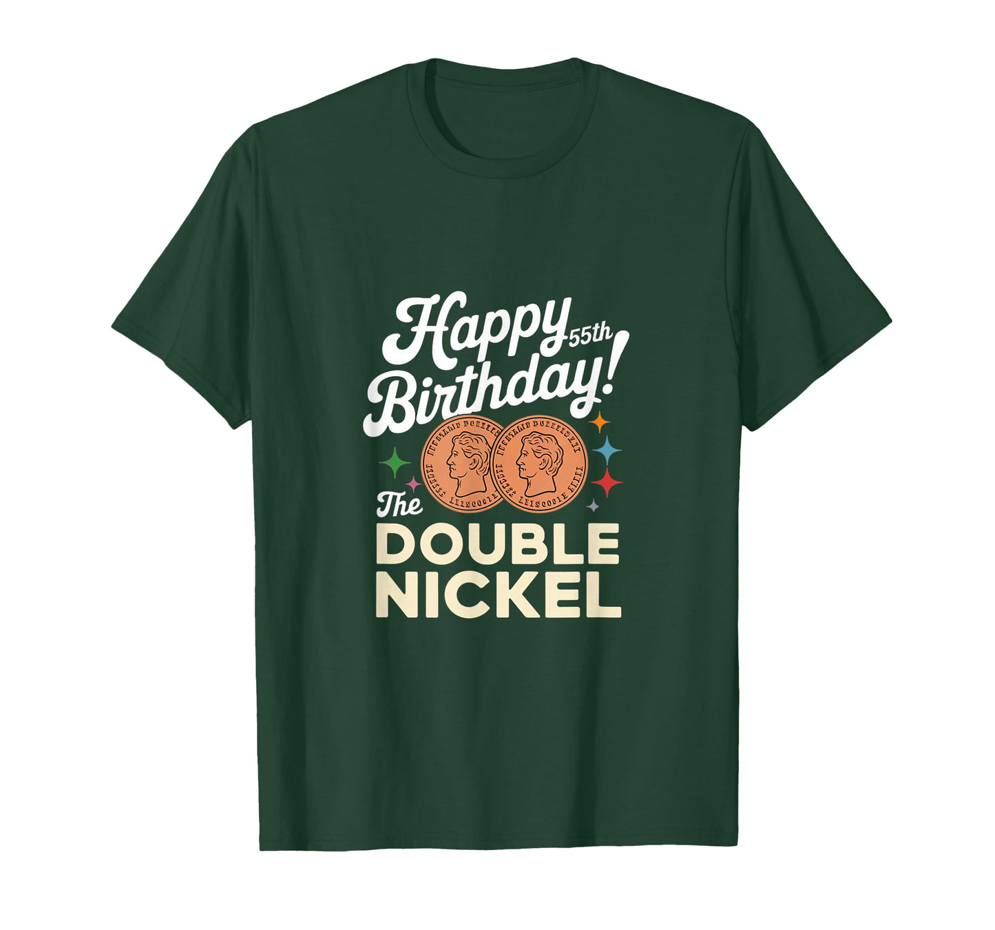 Double Nickel 55th Birthday Born In 1970 T-Shirt