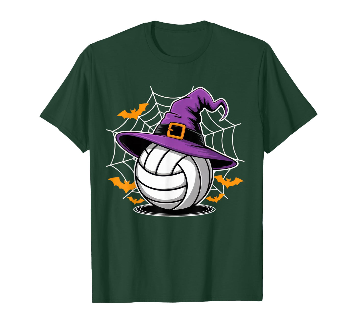 Witch Volleyball Halloween Lovers Fun Spooky Party Sports T-Shirt