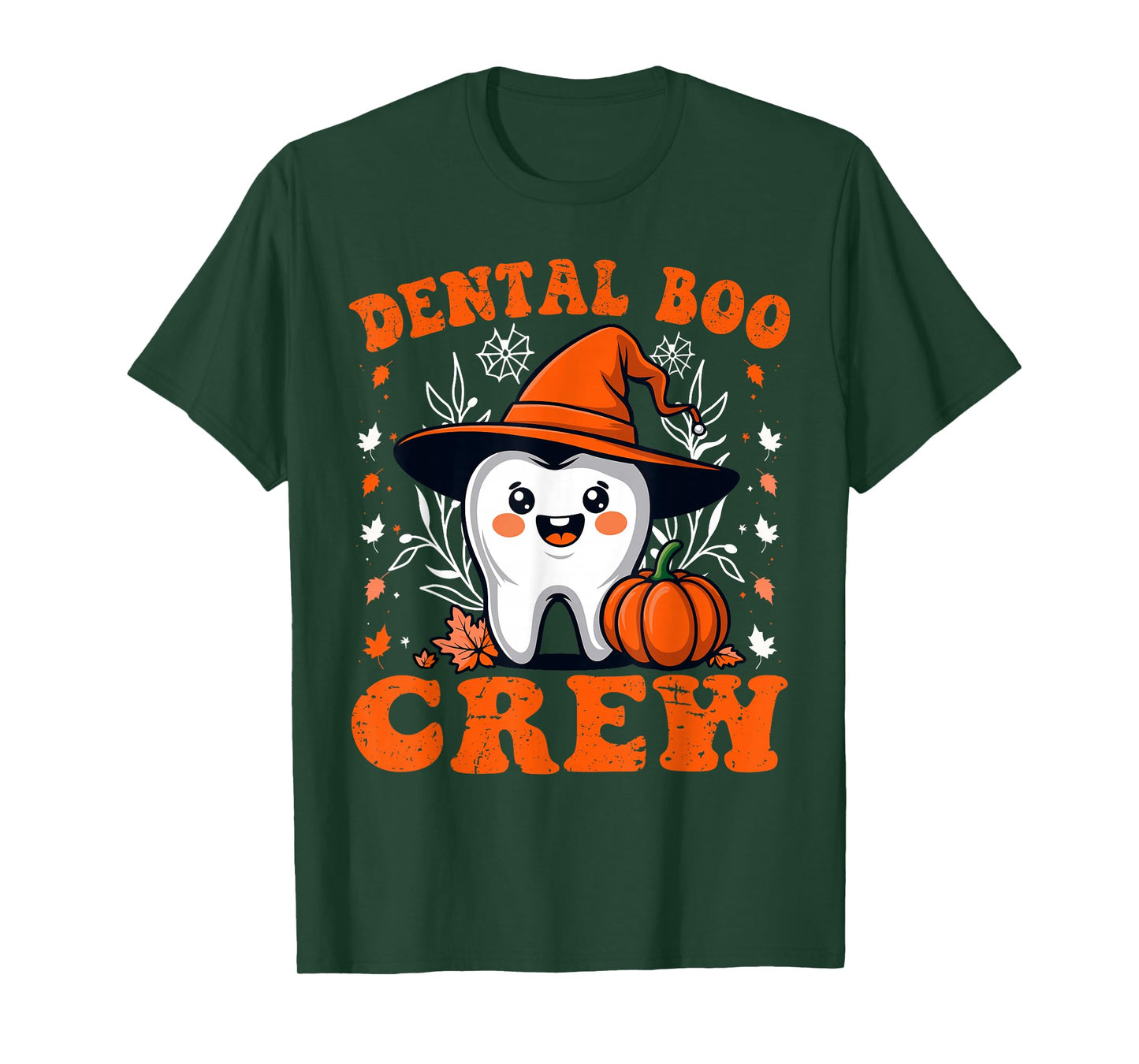 Halloween Dental Boo Crew Dentist Costume Teeth Women Men T-Shirt
