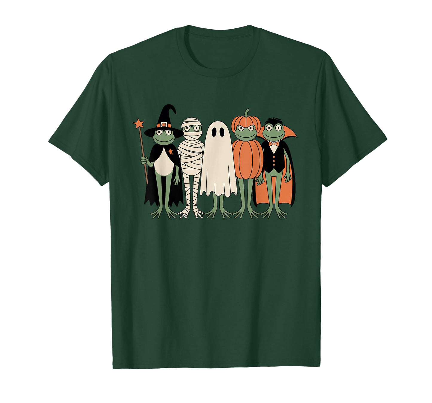 Toddler Boys Cute Frog Halloween Ghost Mummy Witch Costume T-Shirt