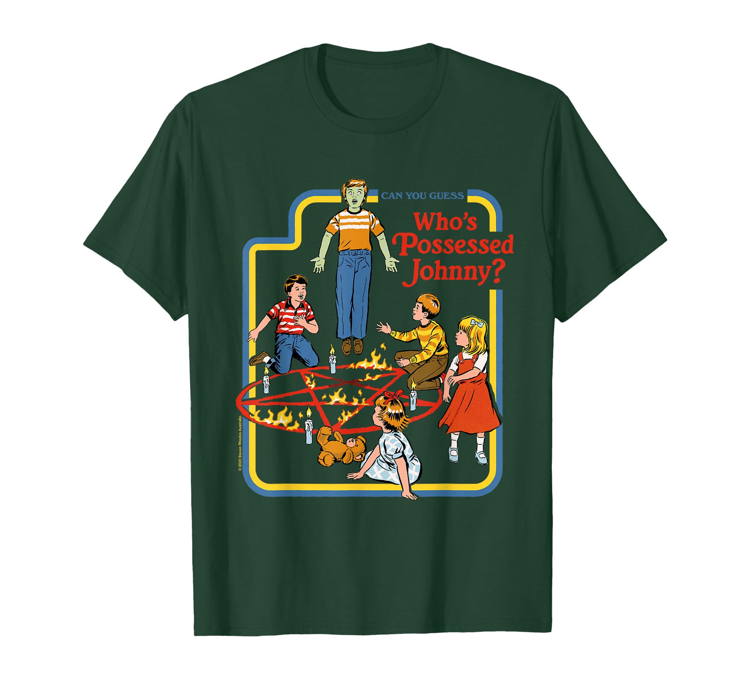 Possessed Johnny Sarcastic Retro Vintage Funny Adult Humor T-Shirt