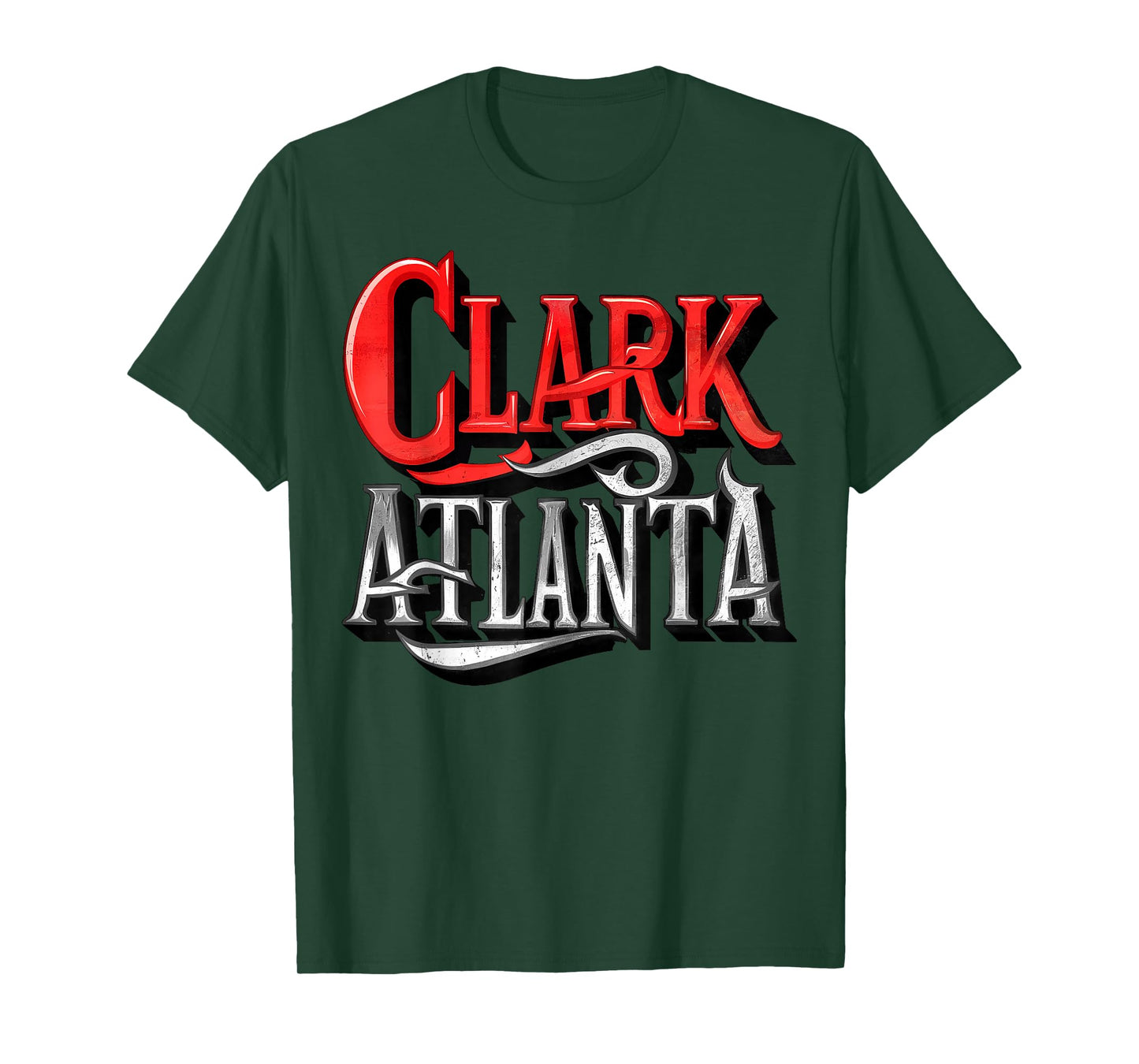 Vintage Clark & Atlanta Varsity Style T-Shirt