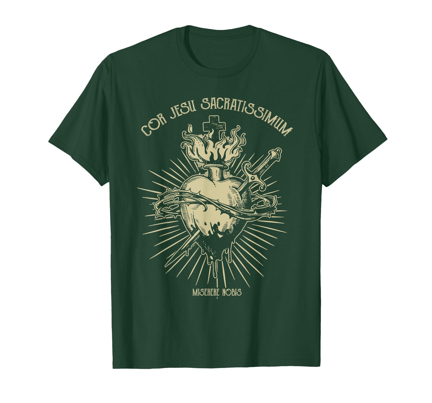 Sacred Heart Of Jesus Christian Catholic Devotion T-Shirt