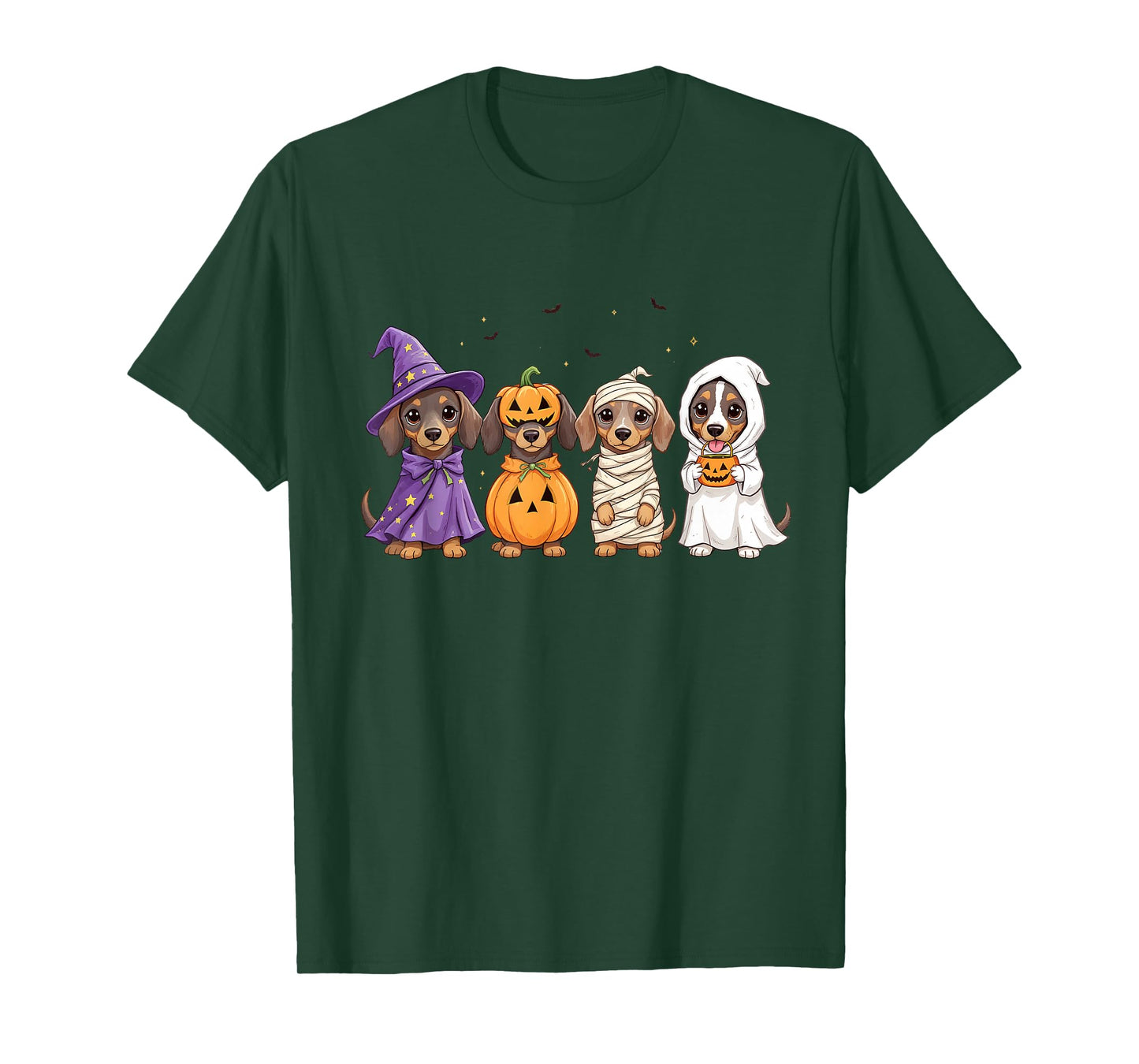 Amazing Spooky Creepy Halloween Dachshund T-Shirt