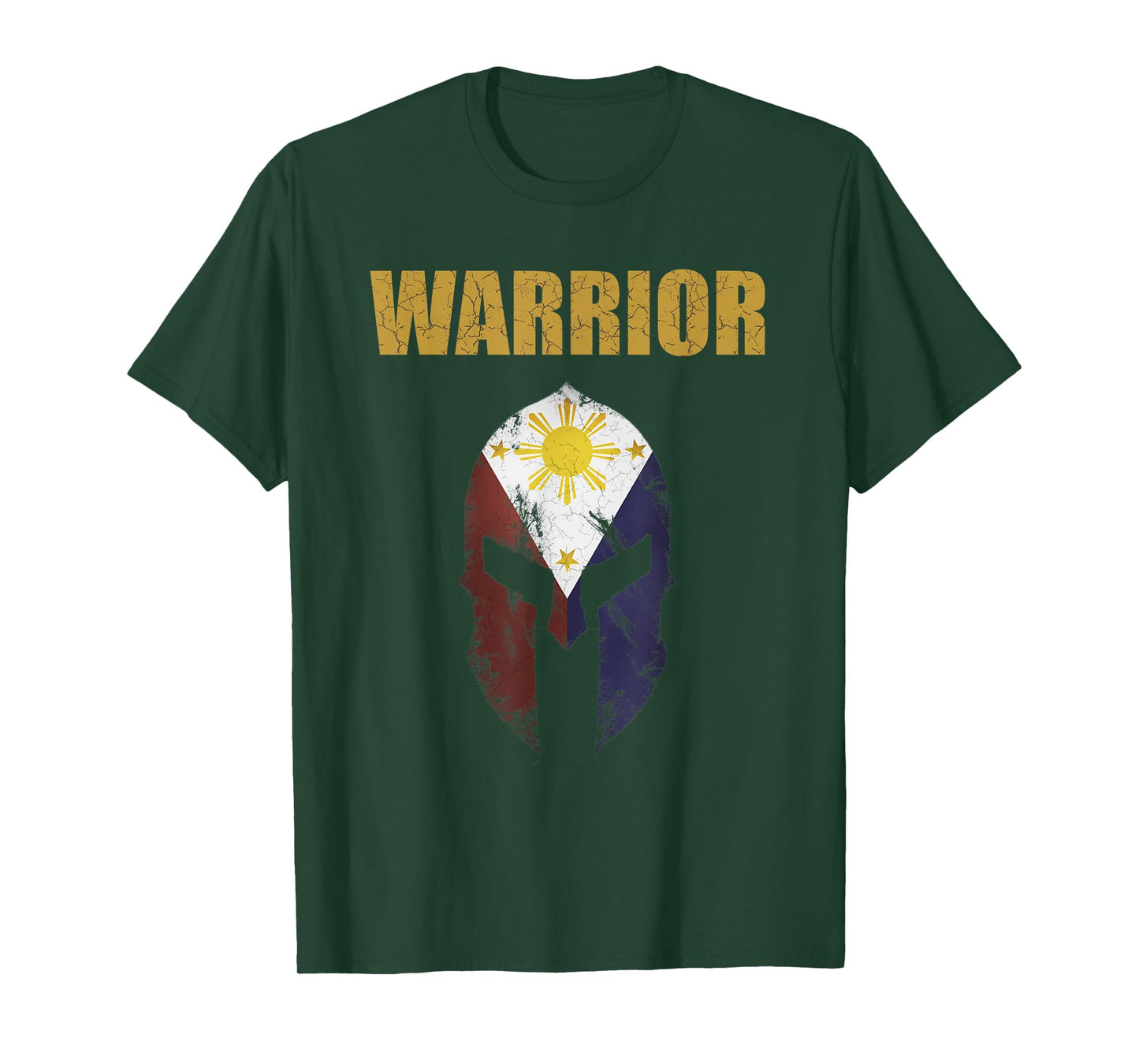 Vintage Motivational Workout Shirt-Filipino Spartan Warrior T-Shirt