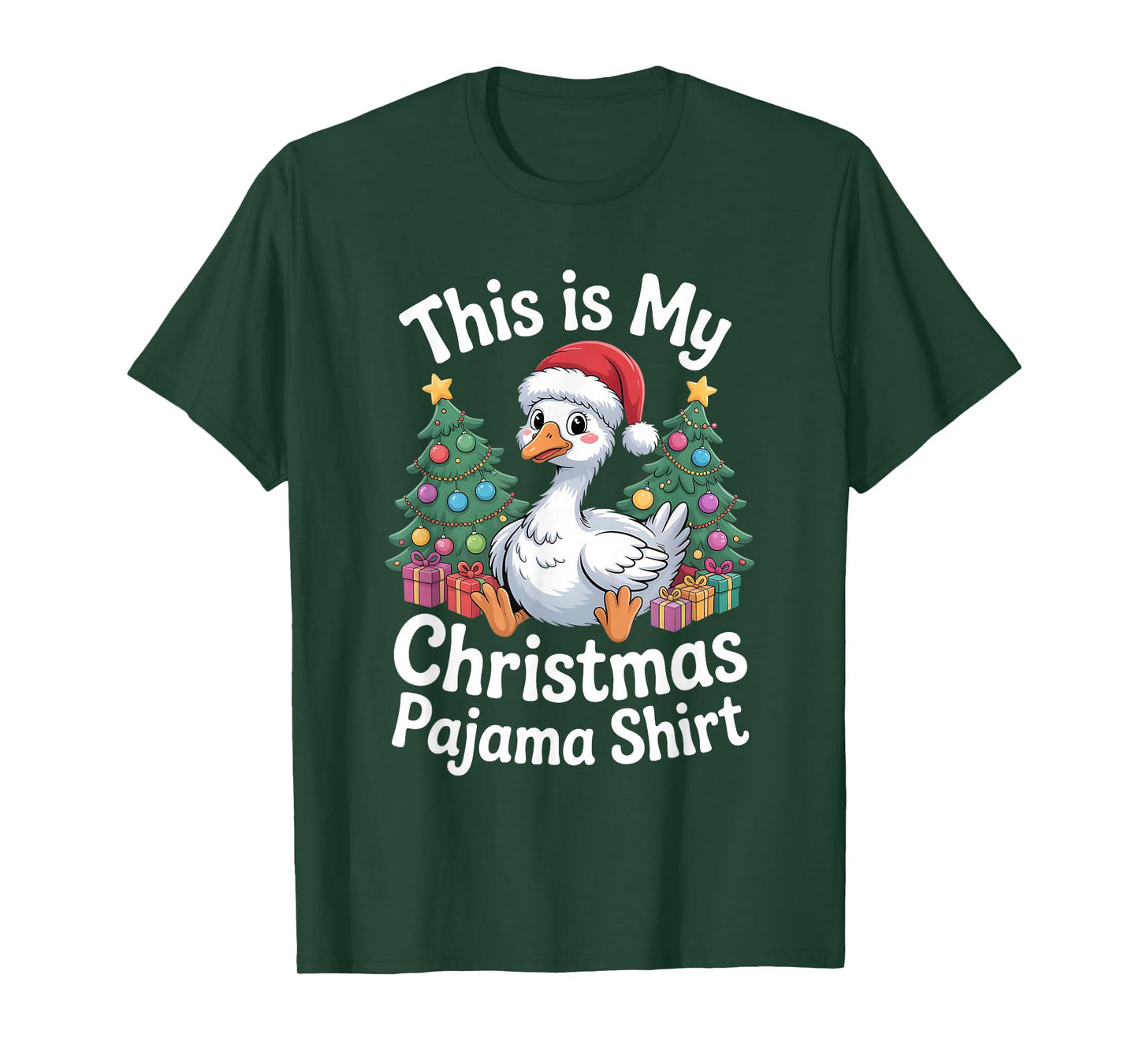 This is My Christmas Pajama Goose T-Shirt