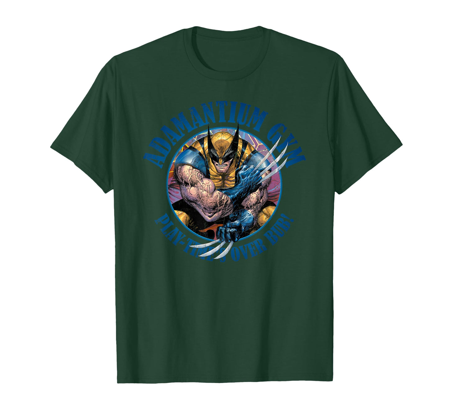 Marvel X-Men Wolverine Adamantium Gym T-Shirt