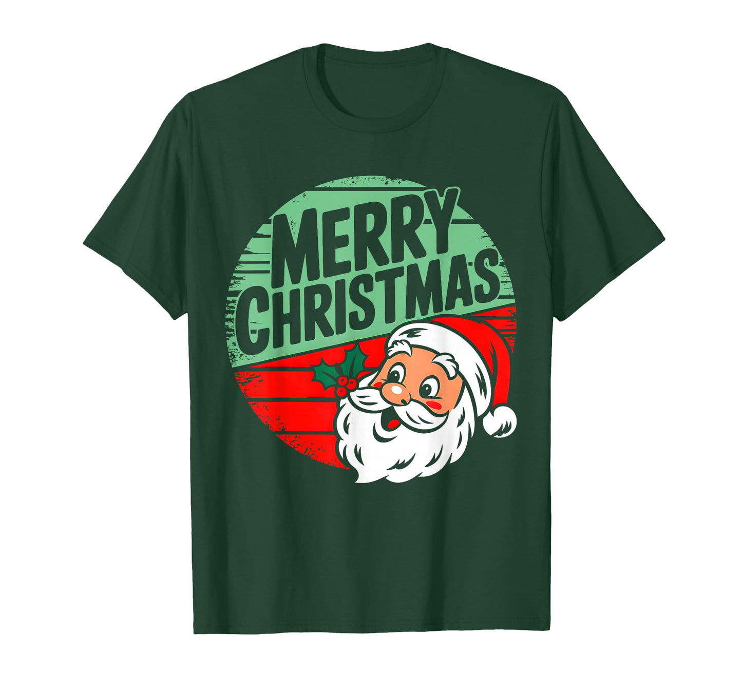 Vintage Santa Claus Merry Christmas Retro Xmas Squad Santa T-Shirt