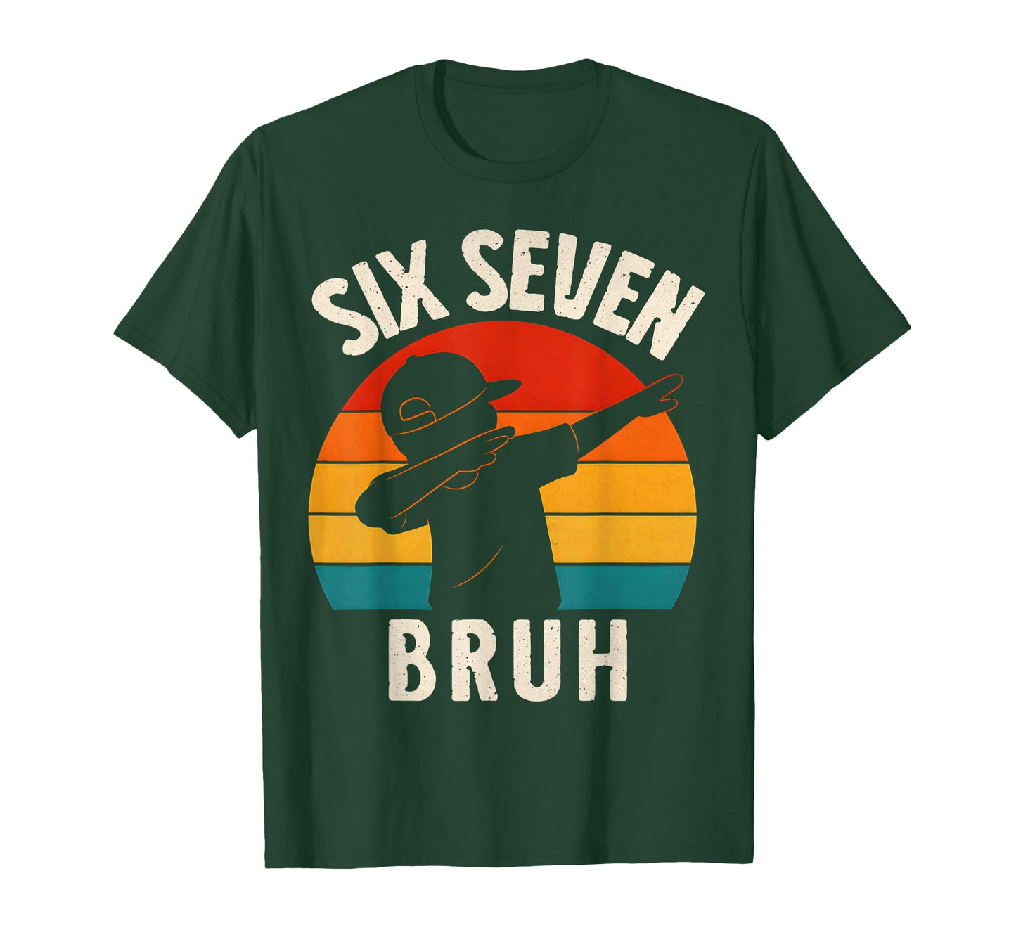 67 Meme 6 7 Numbers Dabbing Six Seven Bruh Funny Boys Kids T-Shirt