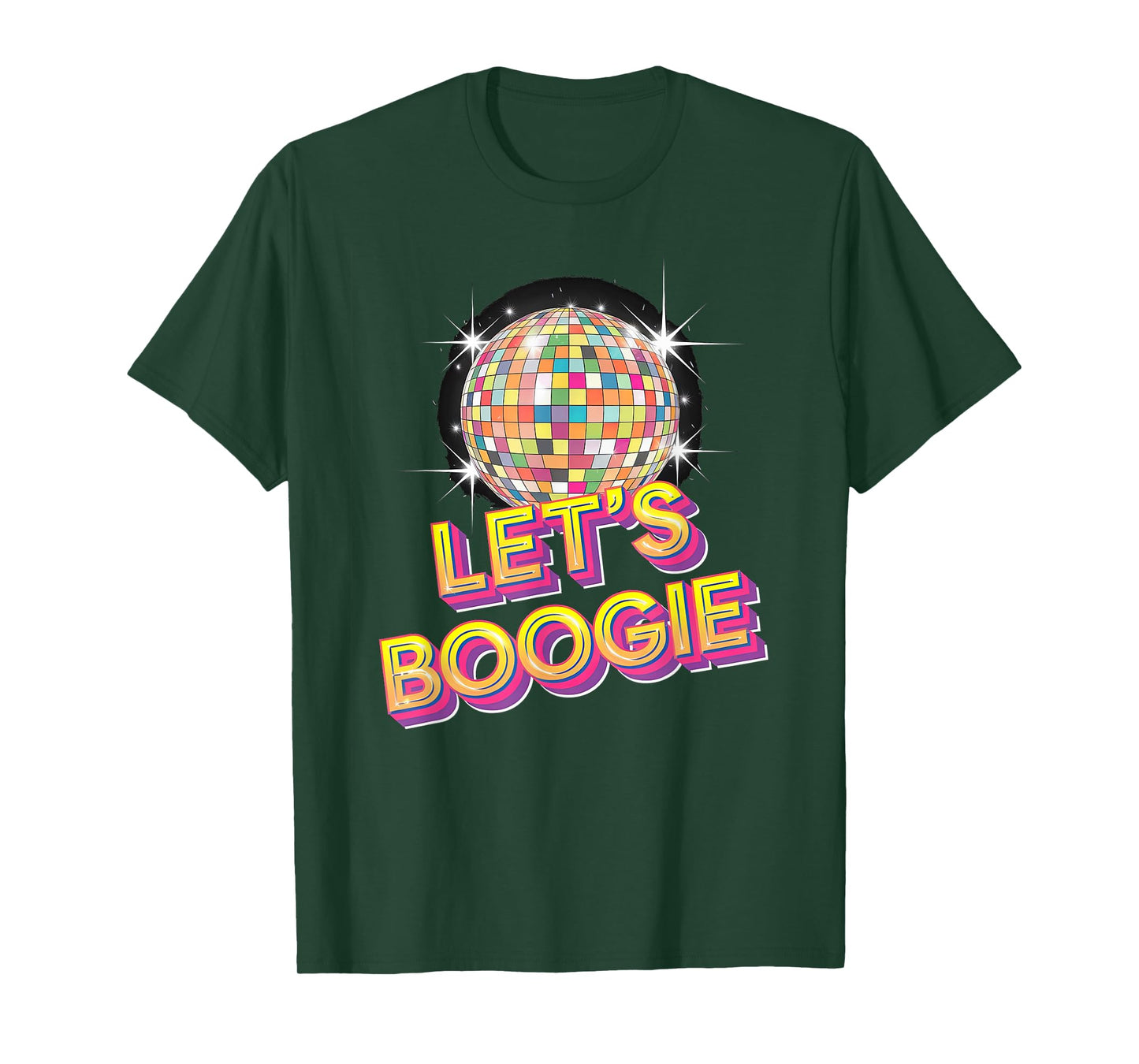 Disco Ball Vintage Retro let's boogie fever discoball party T-Shirt