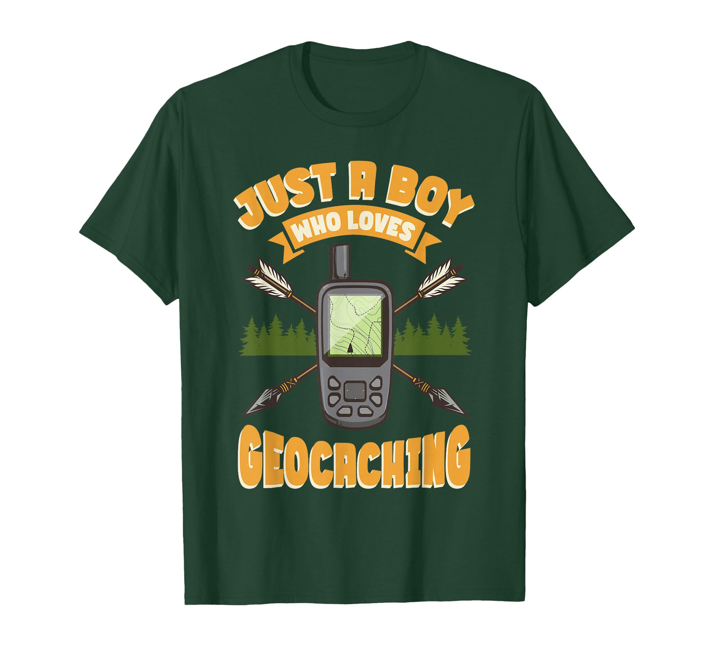 Geocache Just A Boy Who Loves Geocaching T-Shirt