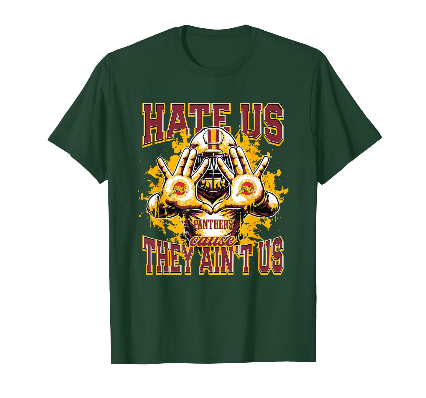 Putnam City North Panthers Logo Hate Us Cause They Ain't HS T-Shirt