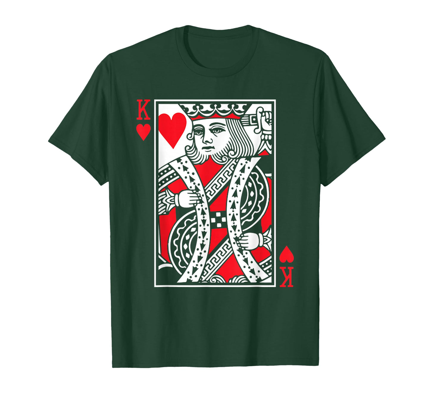 King Of Hearts Valentines Day Cool V-Day Couple Matching T-Shirt