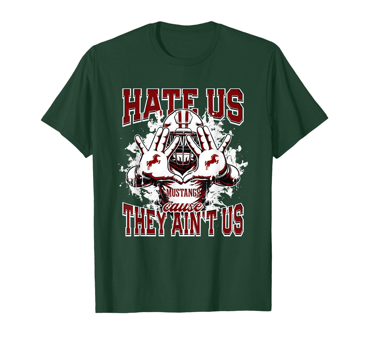 Stanhope Elmore Mustangs Logo Hate Us Cause They Ain't HS T-Shirt