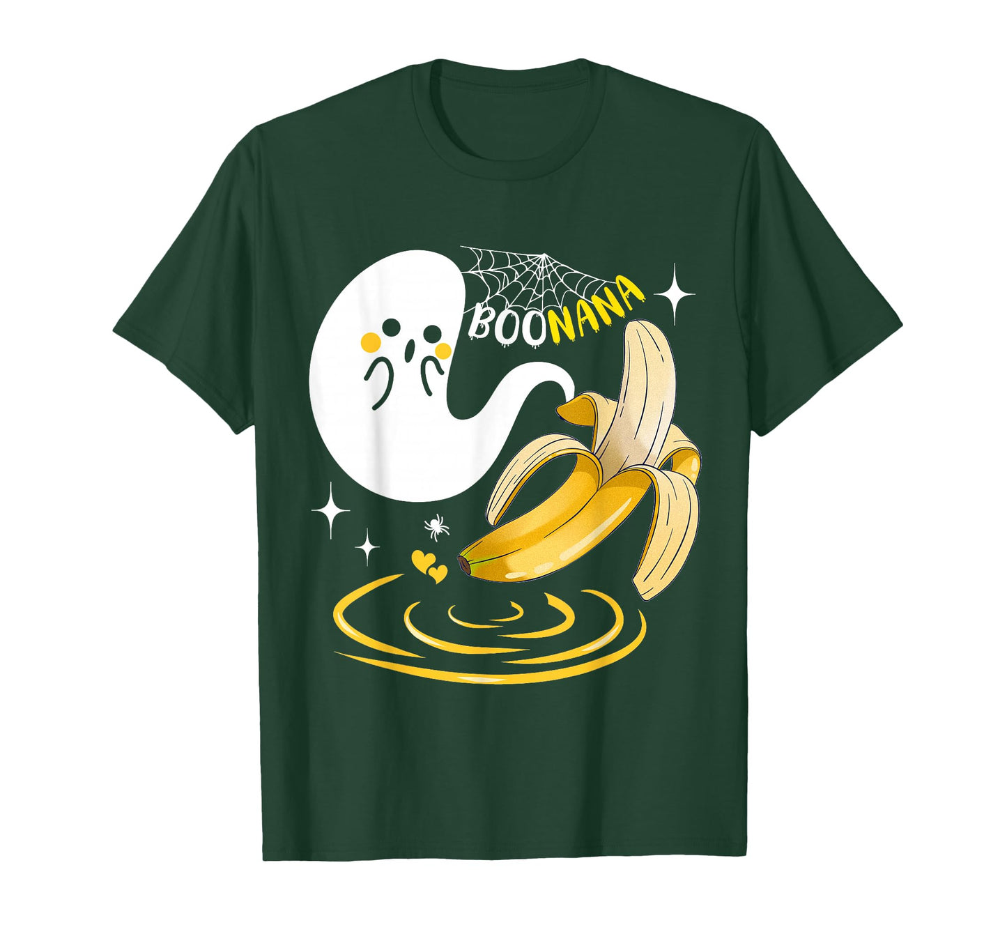 Funny Halloween Ghost Boo Banana Funny BooNana Boy Girl Kids T-Shirt