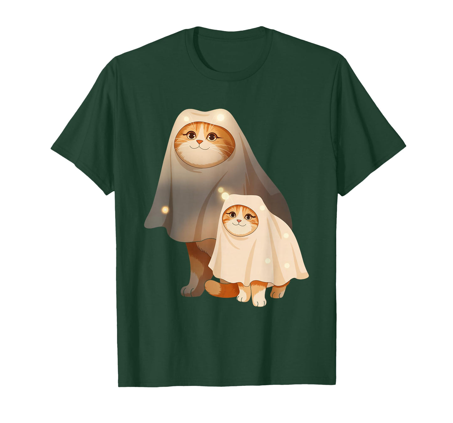 Ghost Cat Meme Funny Halloween Costume for Men Women Kids T-Shirt