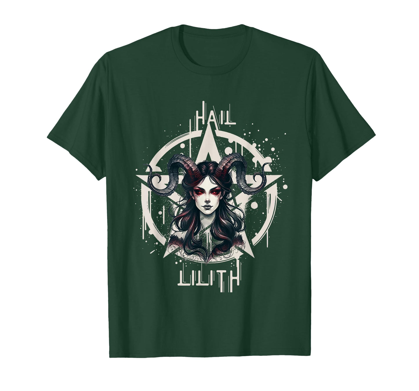 Hail Lilith Pentacle Witch First Sigma Women Black Magic T-Shirt