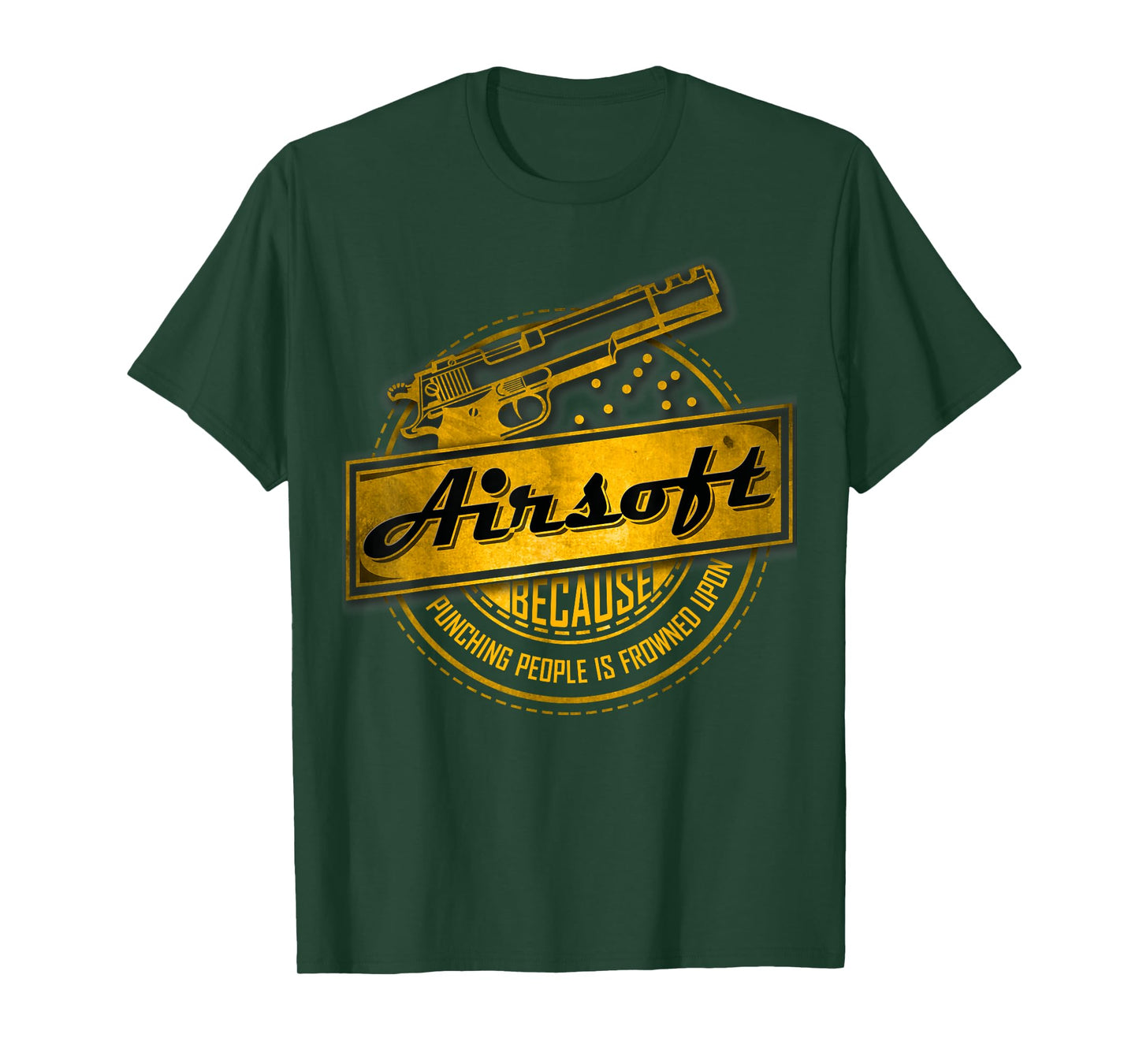 Funny Airsoft T-Shirt | Airsoft Not Punching Sports Tee T-Shirt