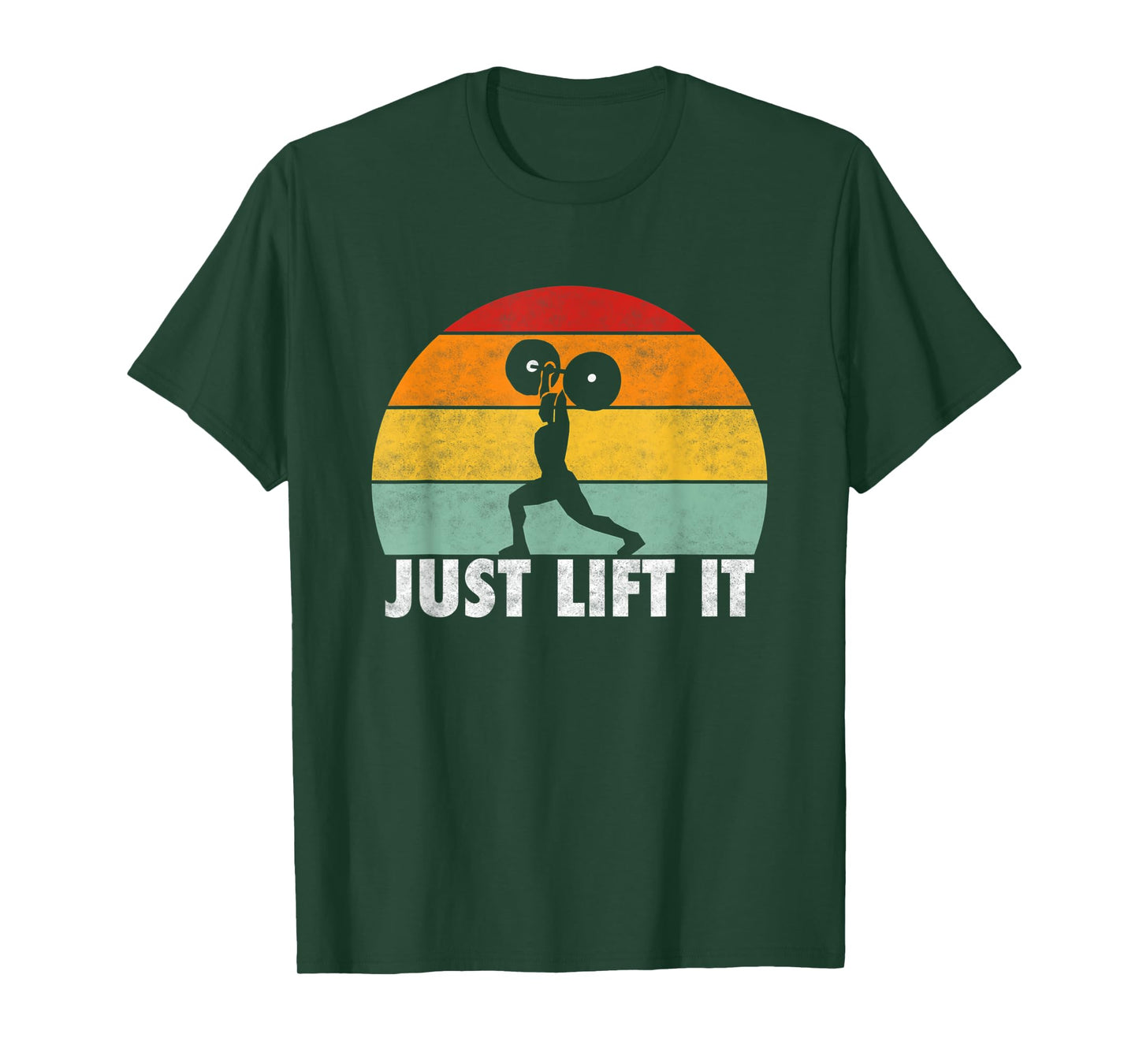 Just lift it. Retro Design for Power Lifter weight lifter T-Shirt